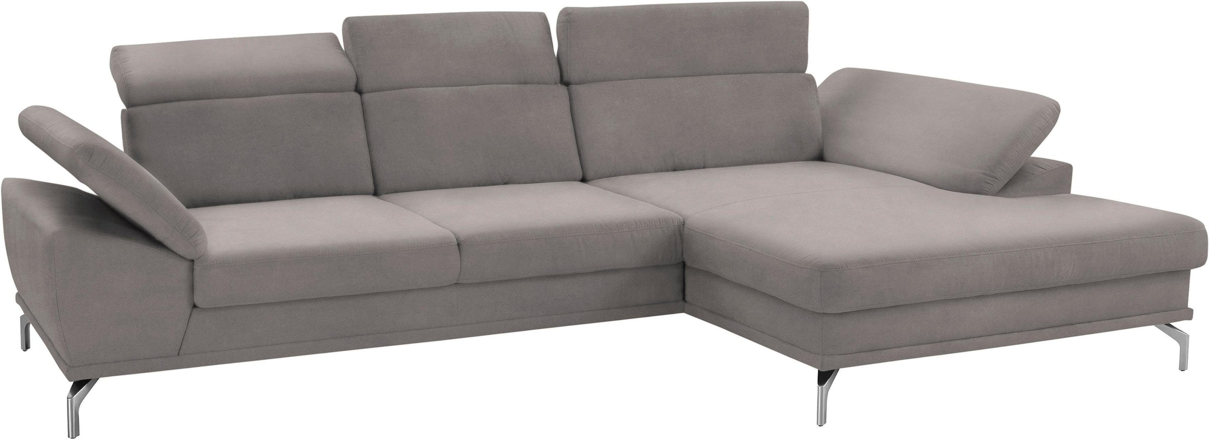 sit&more Ecksofa »Scorpio L-Form«, inklusive Sitztiefenverstellung, wahlweise mit Kopfverstellung