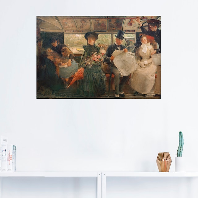 Artland Wandbild »Der Bayswater-Omnibus«, Gruppen & Familien, (1 St.), als  Alubild, Leinwandbild, Wandaufkleber oder Poster in versch. Grössen günstig  kaufen