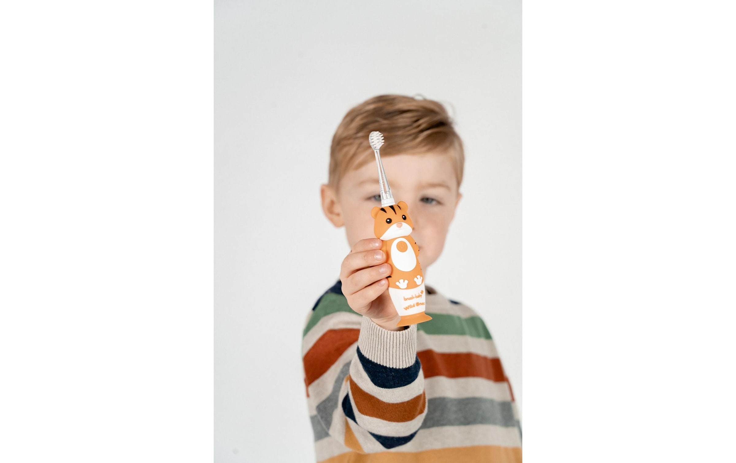Elektrische Zahnbürste »brush-baby WildOne Tiger«