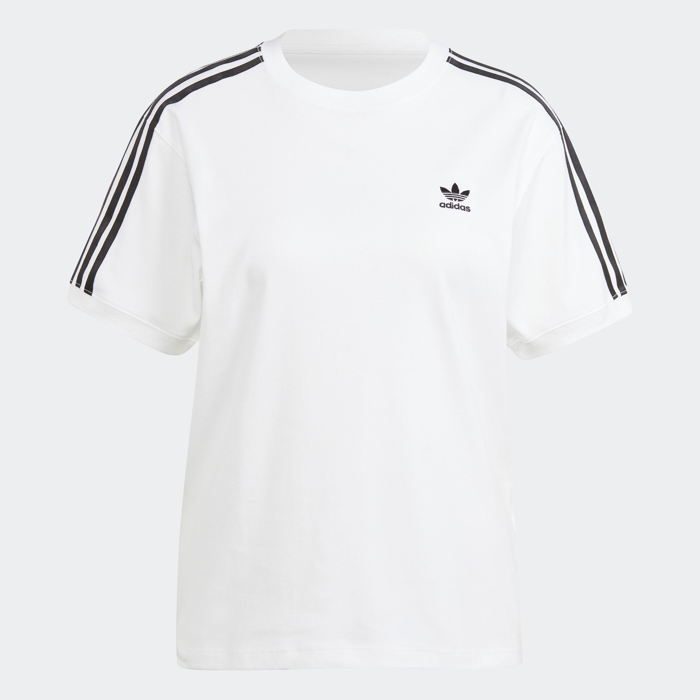 adidas Originals T-Shirt »3 STRIPE TEE«, drei Streifen Shirt mit Trefoil Logo