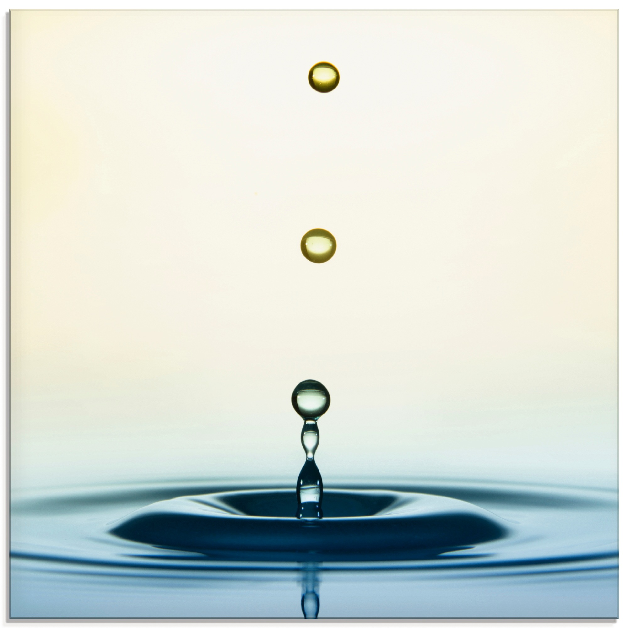 Image of Artland Glasbild "Tropfen" Zen 1 Stk. tlg. in verschiedenen Grössen