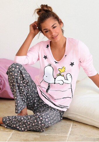 Peanuts Pyjama, in langer Form im niedlichen Snoopy-Design kaufen