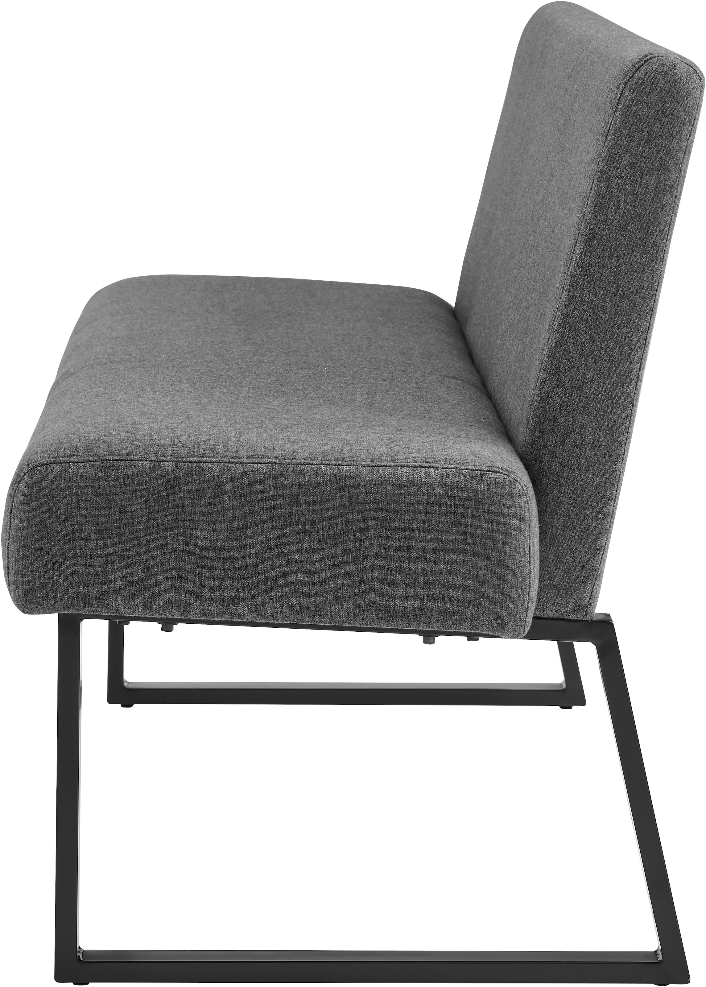 GOODproduct Essgruppe »Gellina« Set, 4 tlg. ausziehbarer Esstisch, Freischwinger, Sitzbank mit Rückenlehne
