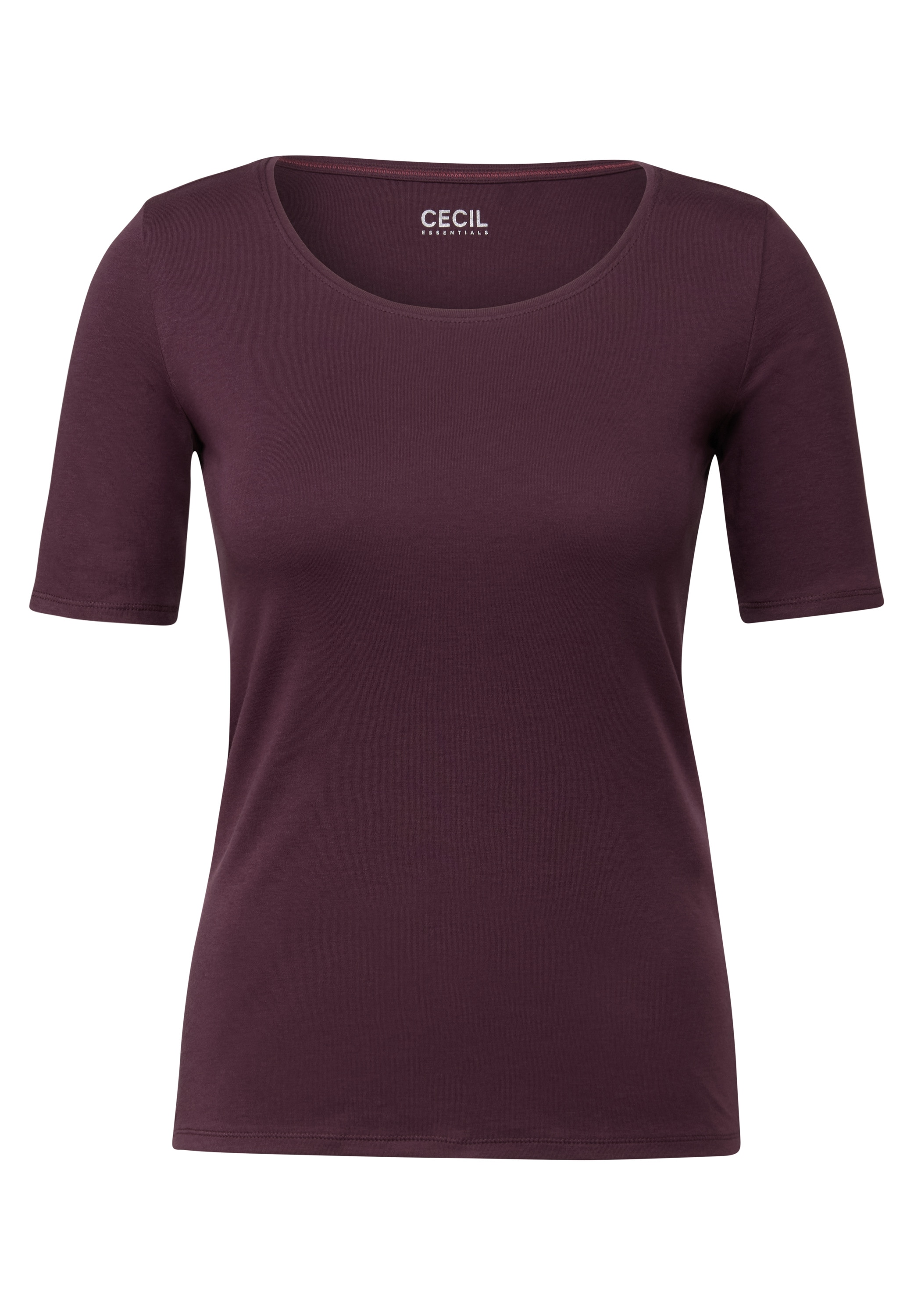 Cecil T-Shirt »Style LENA«, mit klassischem Rundhalsausschnitt
