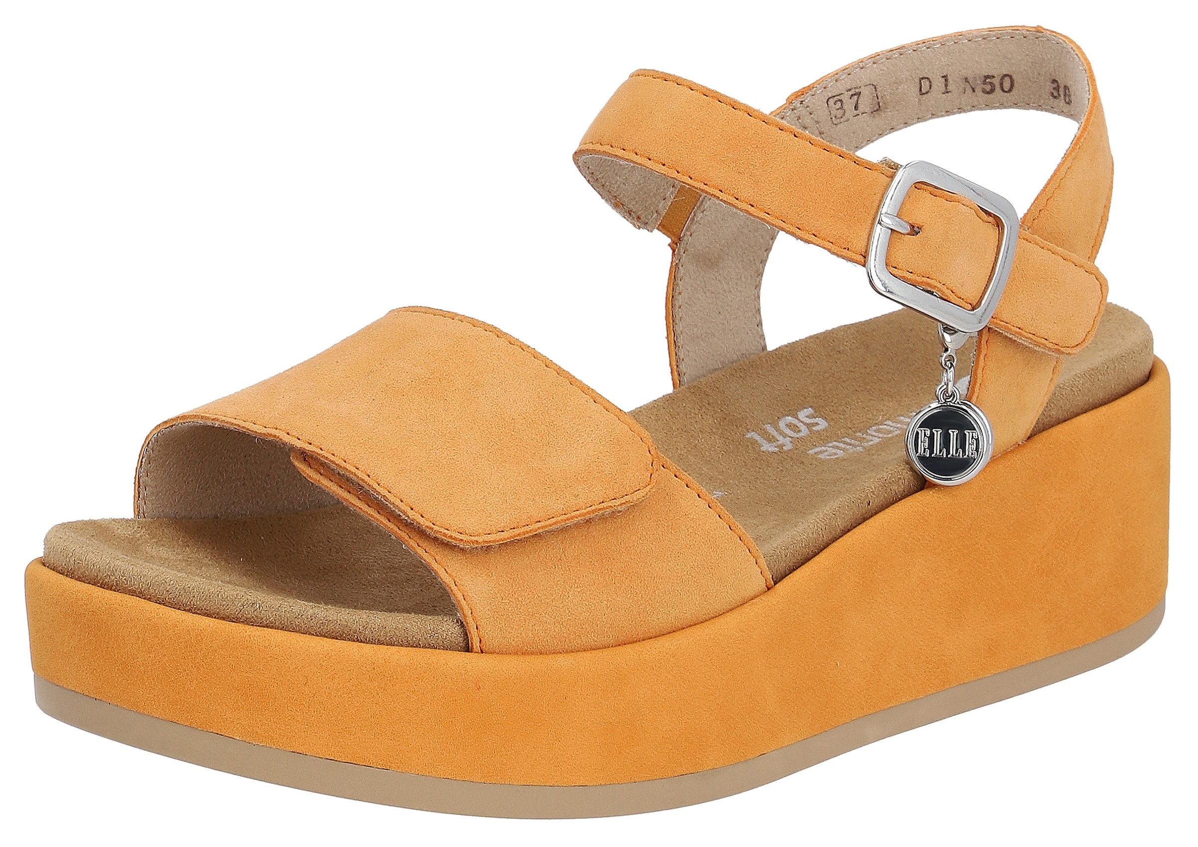 Remonte Keilsandalette »ELLE-Collection«, Sommerschuh, Sandale, Keilabsatz, mit Soft Foam Ausstattung