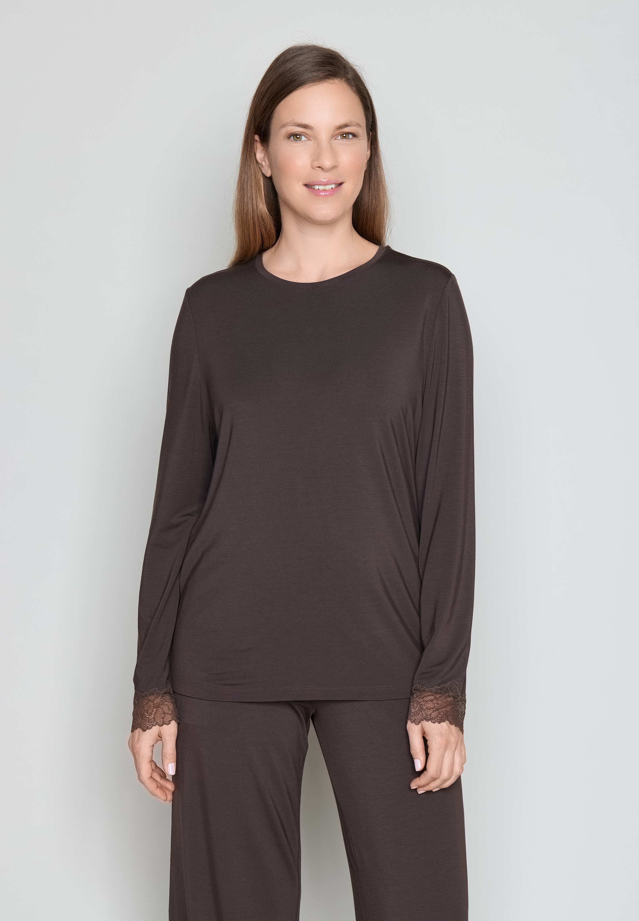 Image of JOOP Pyjamaoberteil mit Langarm, für Homewear und Sleepwear, aus Jersey, bequeme Passform