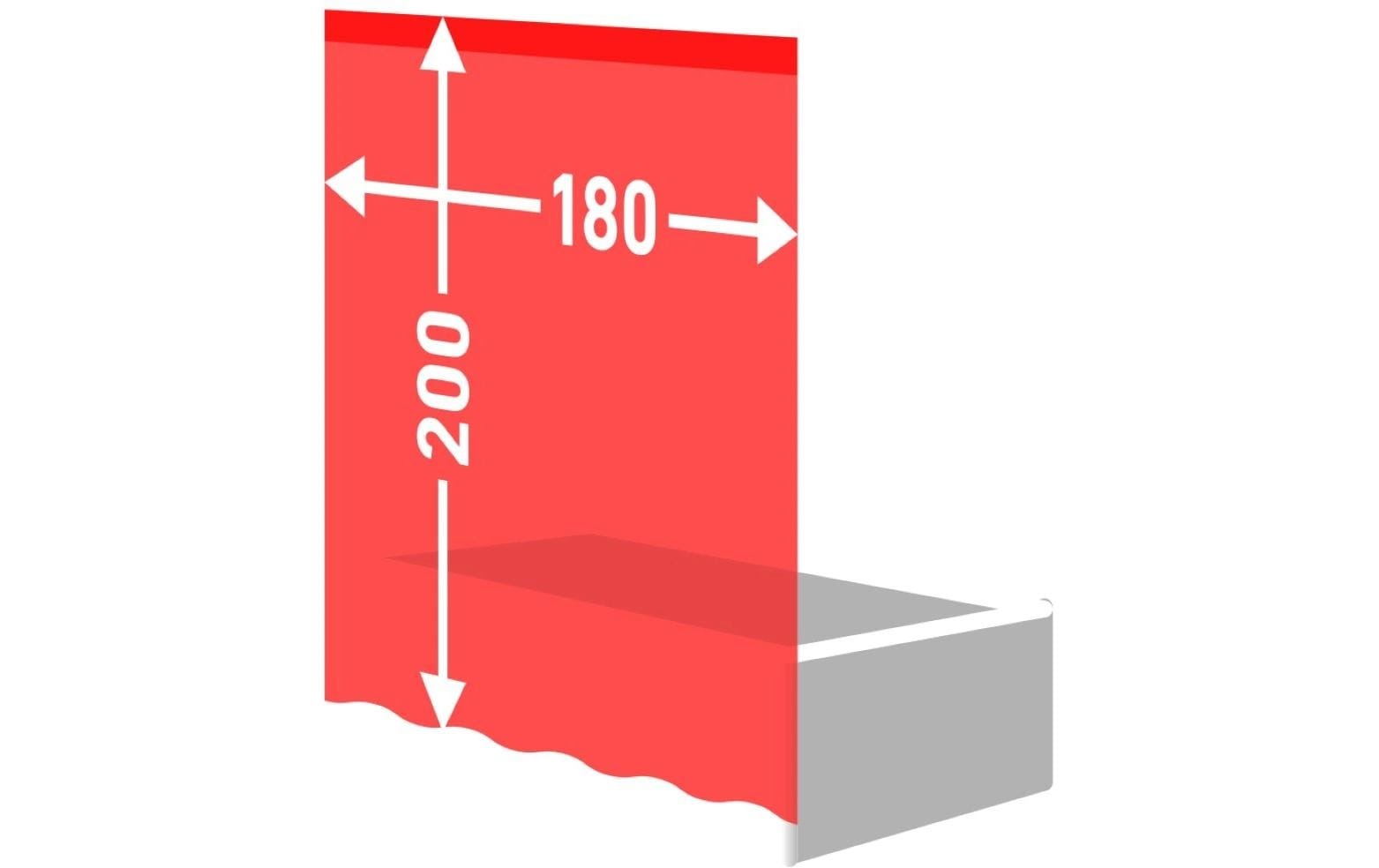 diaqua® Rideau de douche »Basic« Breite 180 cm