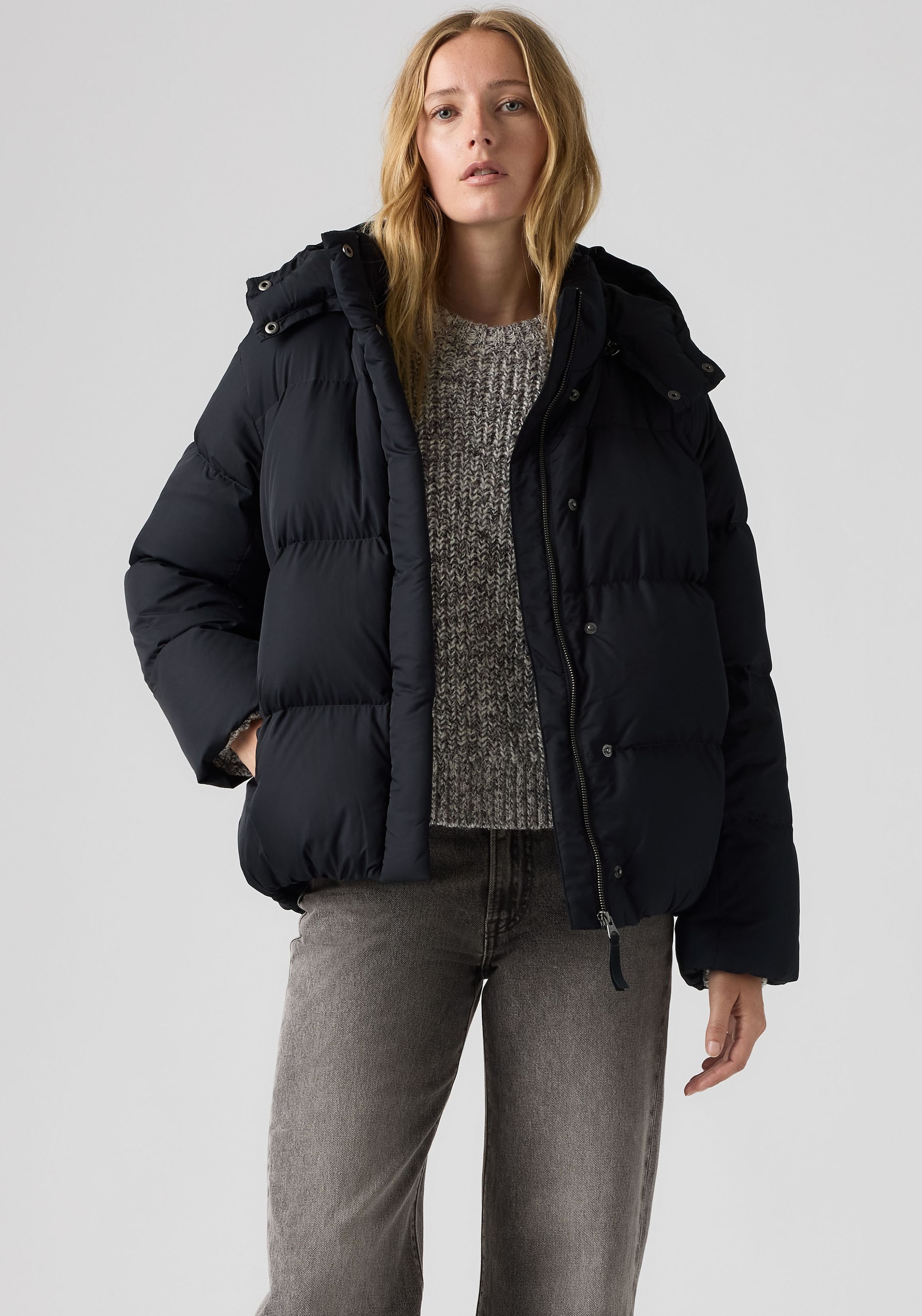 Image of Levis Steppjacke "TATE BUBBLE PUFFER" mit Kapuze Elastische Abschlüsse, abnehmbare Kapuze
