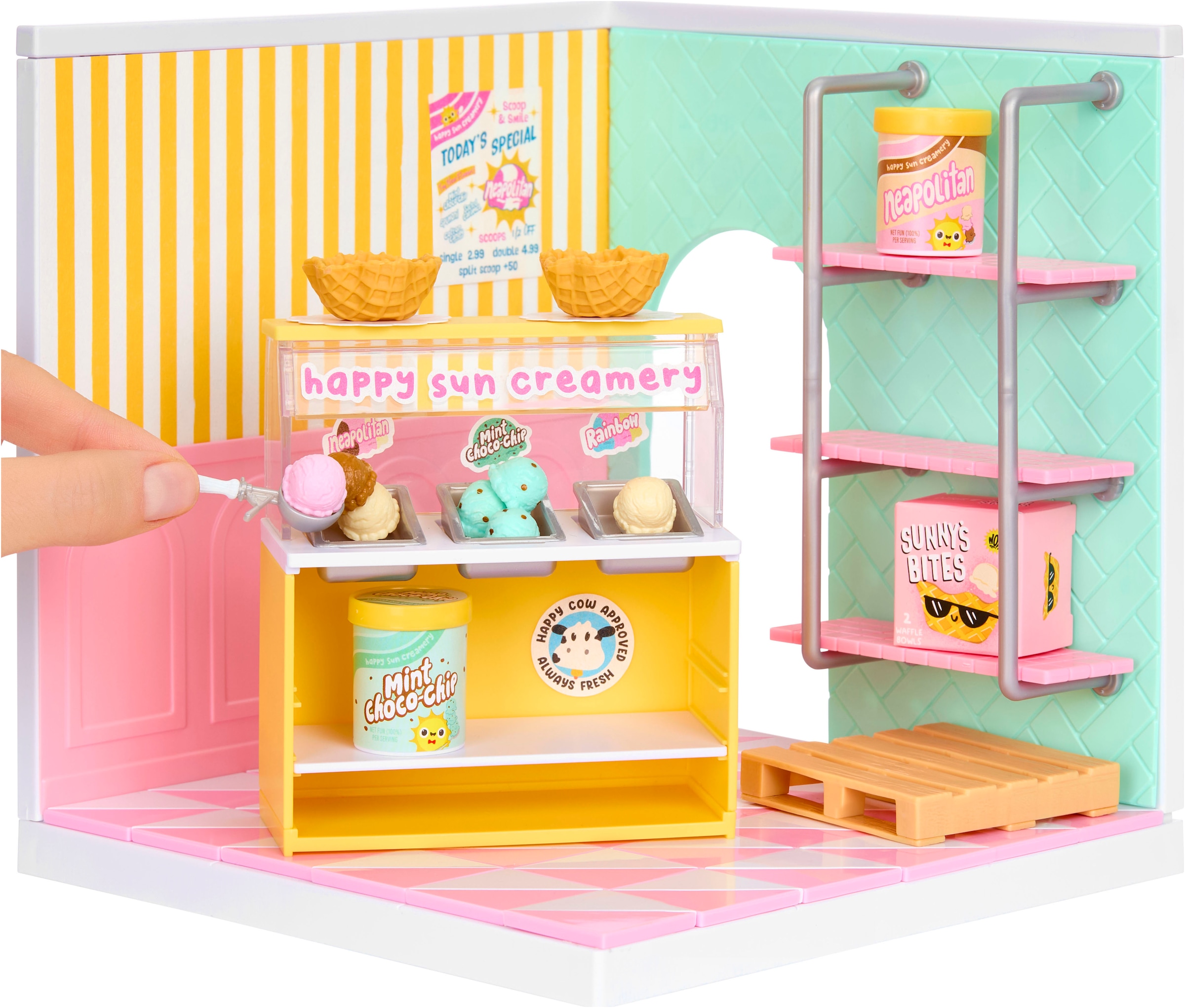 MGA ENTERTAINMENT Set créatif »MGA's Miniverse - Spaces Starter Pack- Ice Cream«