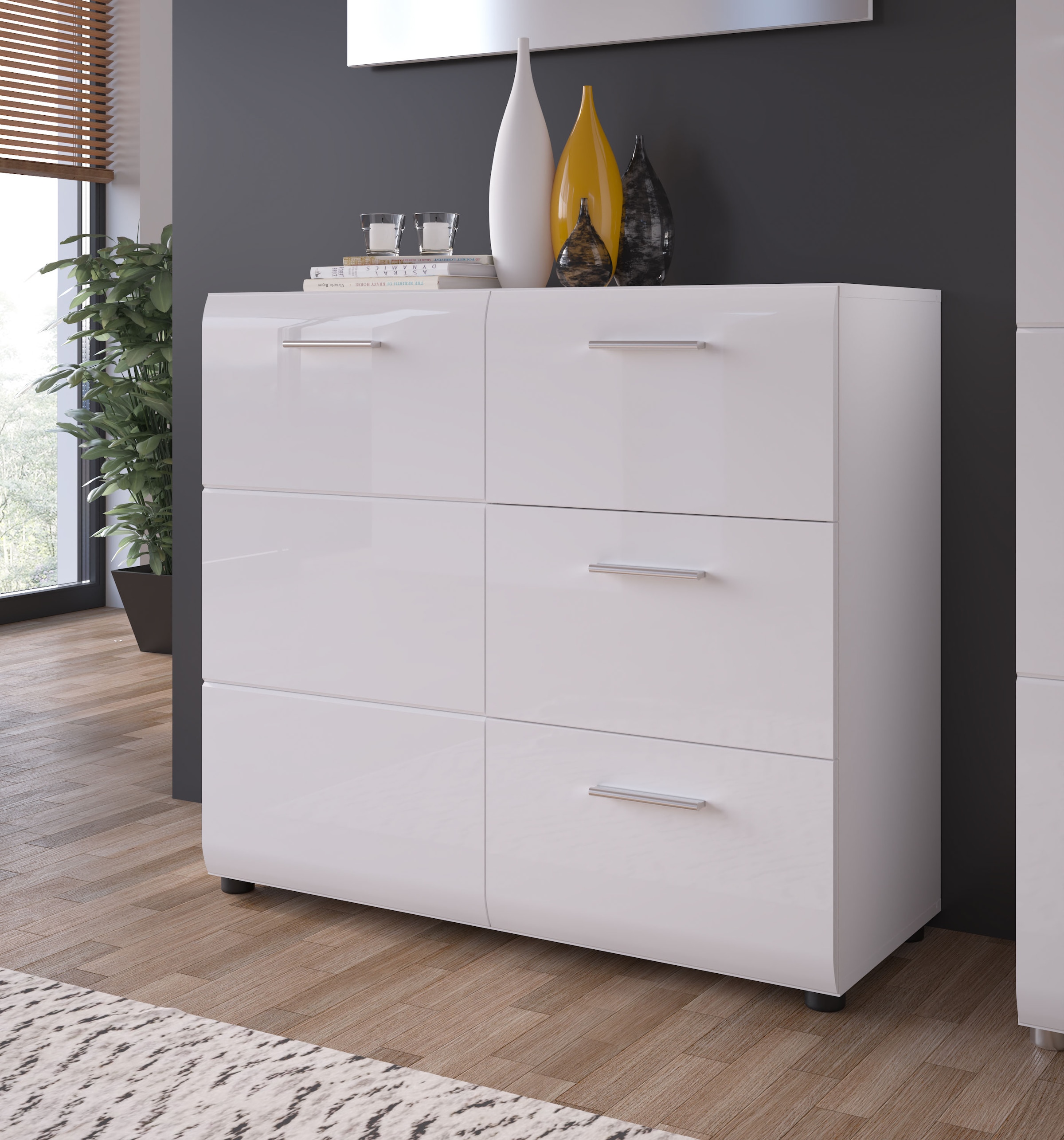 LIVING CHARM Sideboard »Merano« Breite ca. 96 cm