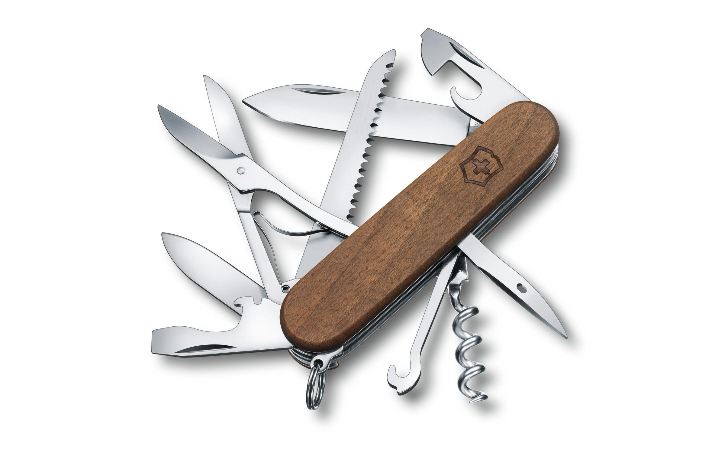 Image of Victorinox Taschenmesser »Huntsman Wood Nussbaumholz« bei Ackermann Versand Schweiz