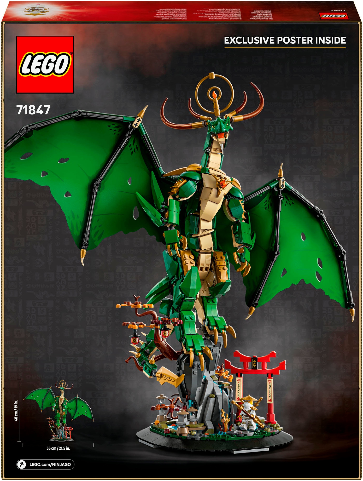 LEGO® Pions de construction »Der Wächterdrache (71847), LEGO Ninjago« Made in Europe