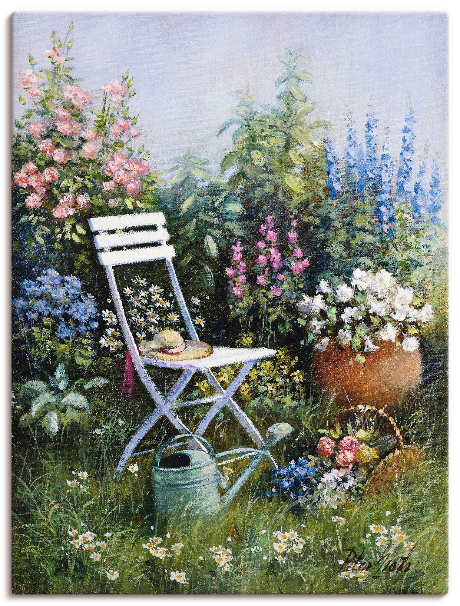 Image of Artland Wandbild »Unvergesslich«, Garten, (1 St.), in vielen Grössen & Produktarten -Leinwandbild, Poster, Wandaufkleber / Wandtattoo auch für Badezimmer geeignet bei Ackermann Versand Schweiz