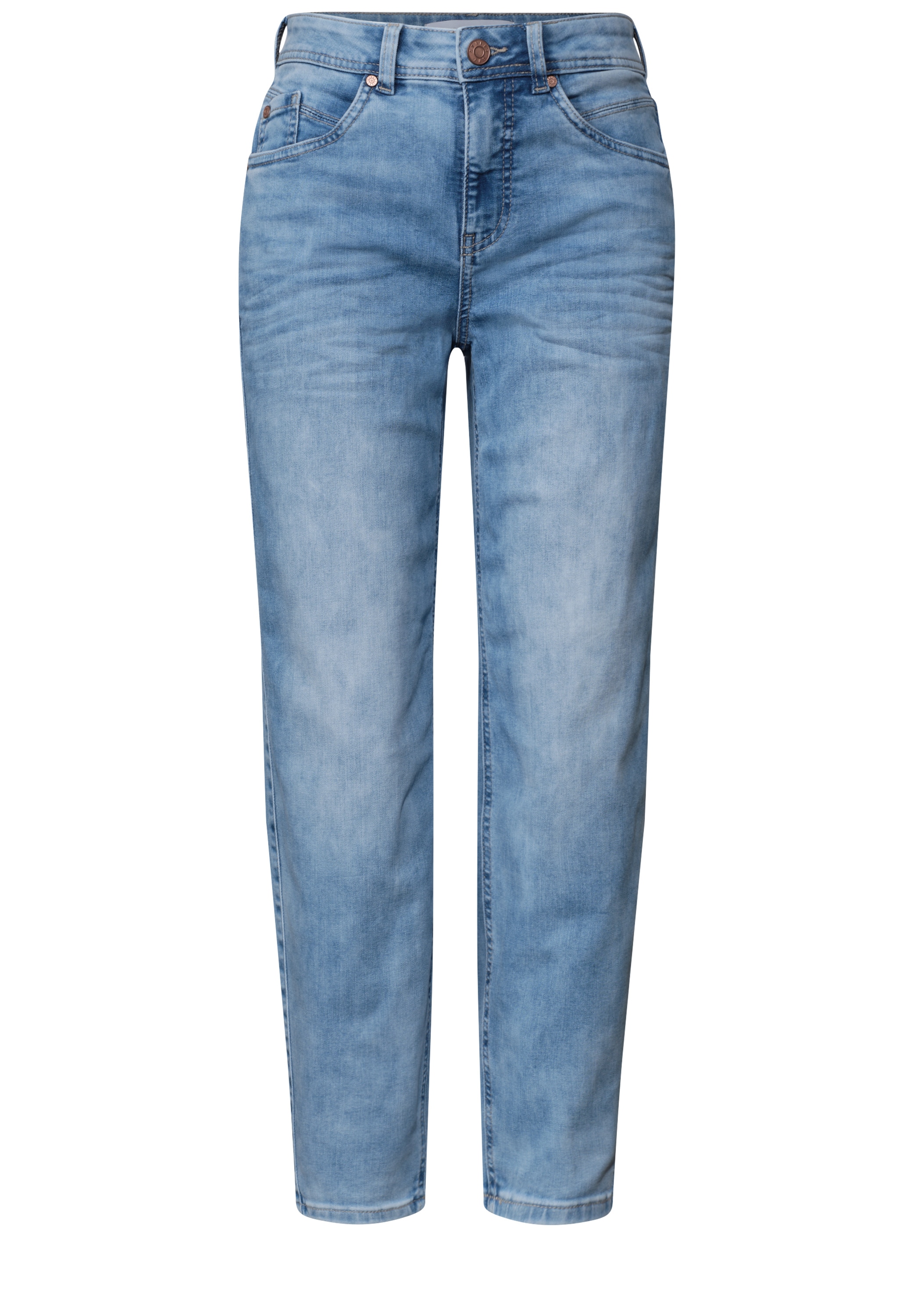 STREET ONE Jeans loose fit »Style Karlie« Pantalon évasé / avec viscose et stretch