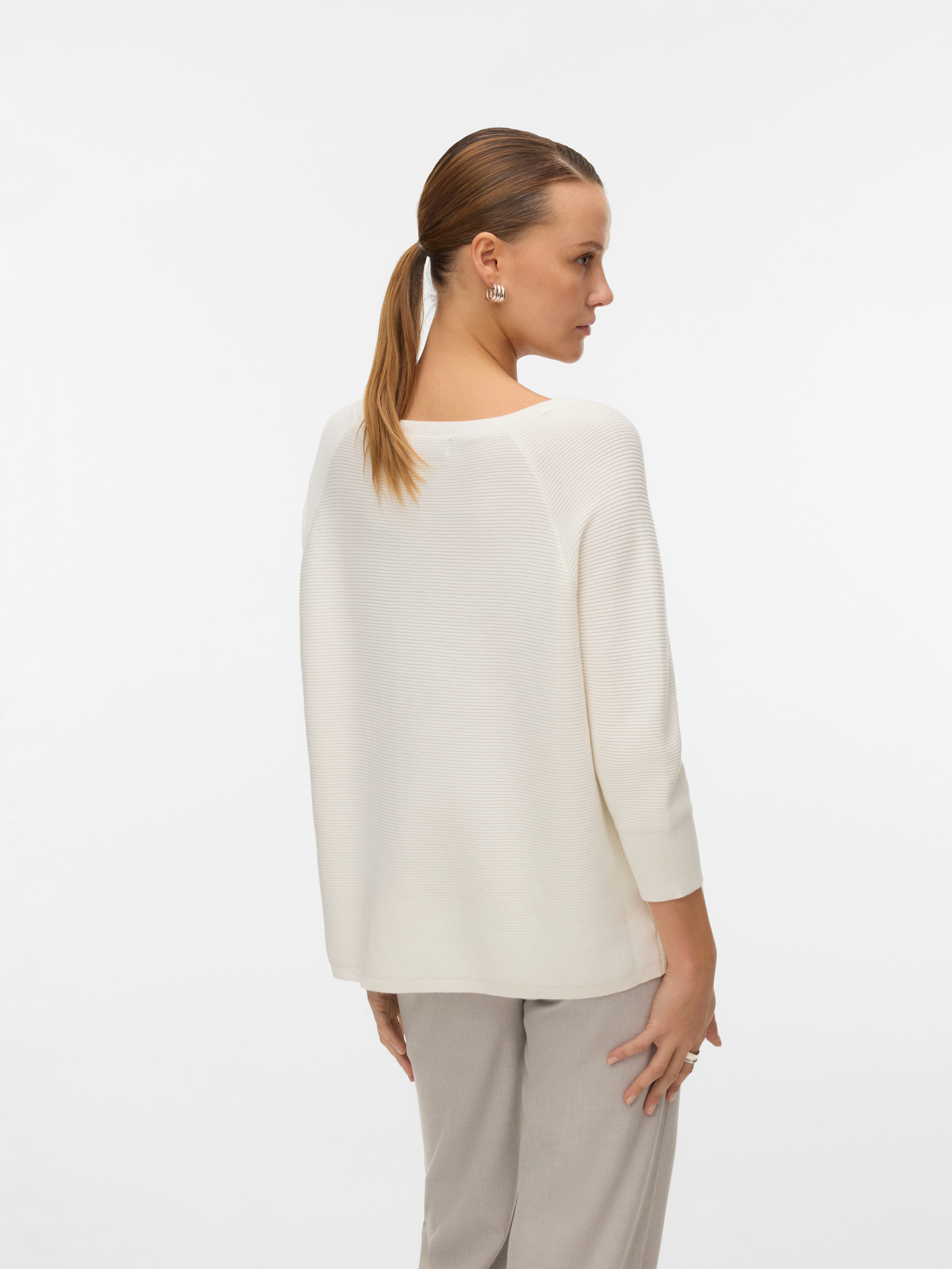 Vero Moda Strickpullover »VMNEW NORA 3/4 BOATNECK PULLOVER NOOS«