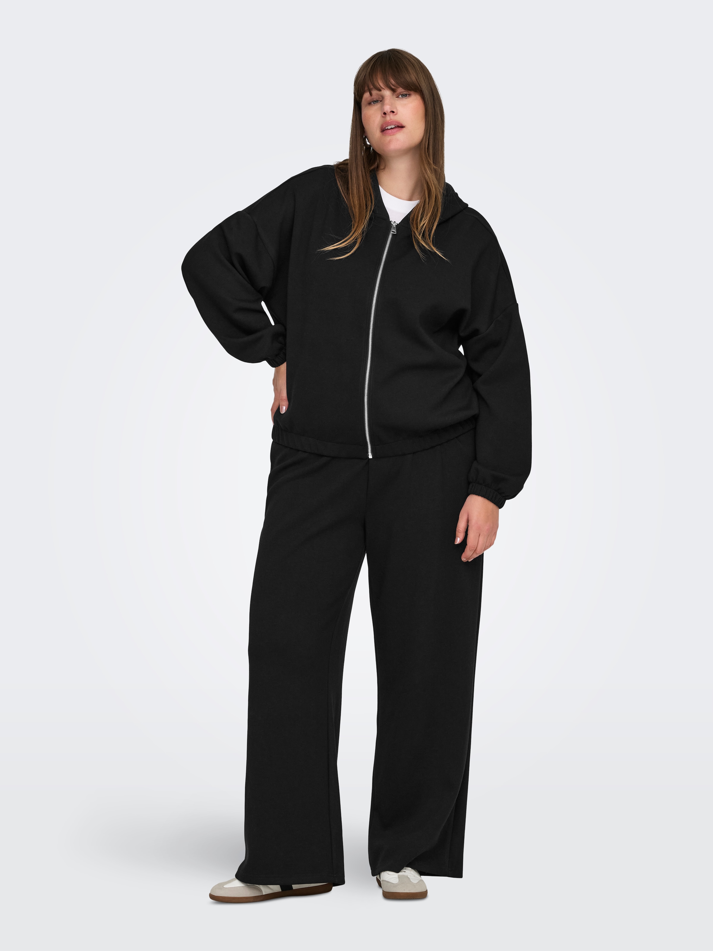 ONLY CARMAKOMA Kapuzensweatshirt »CARSCARLETT LS ELASTIC ZIP HOOD SWT NOOS«
