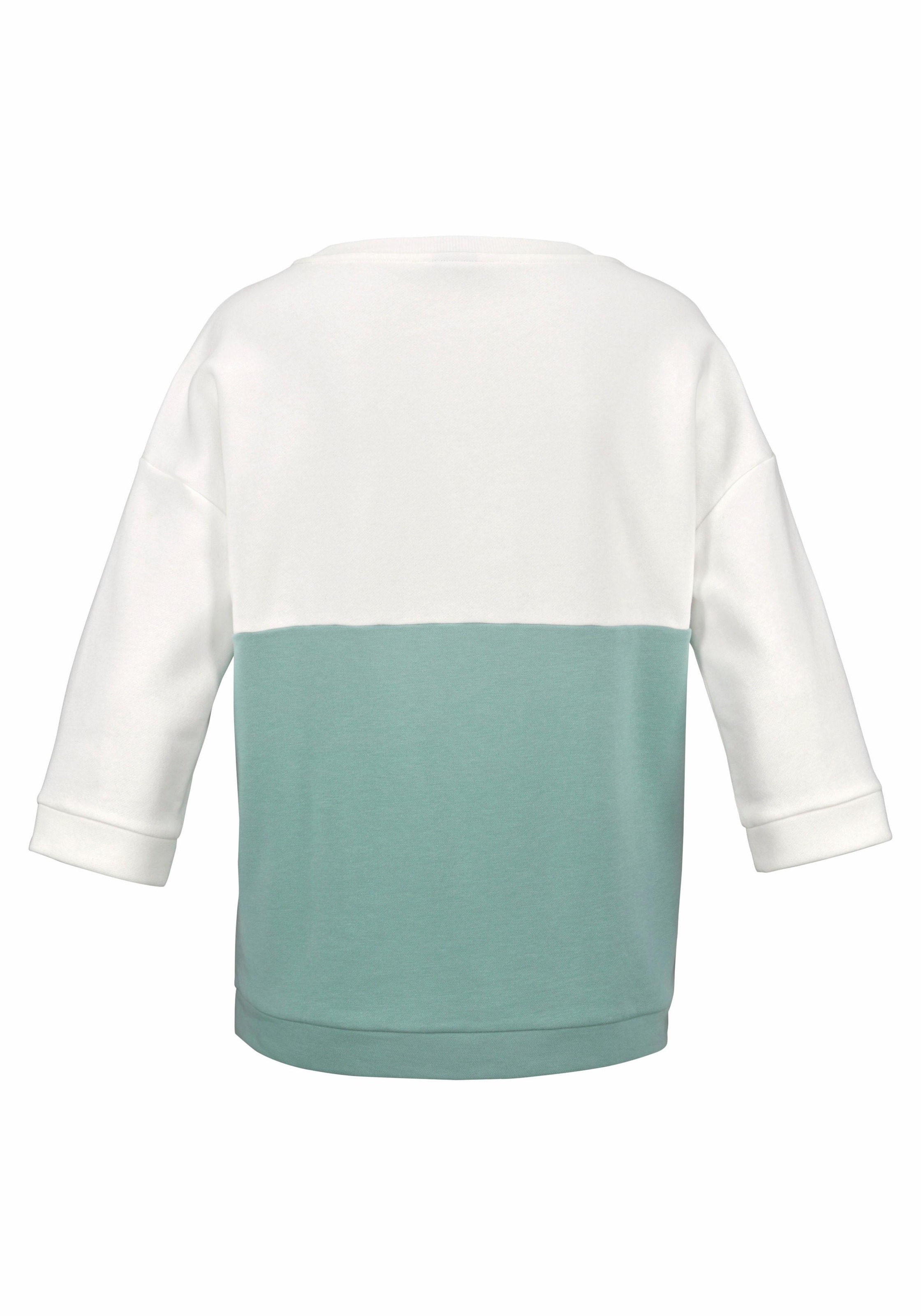 Bench. Sweatshirt, im Colorblocking Design, Loungewear, Loungeanzug