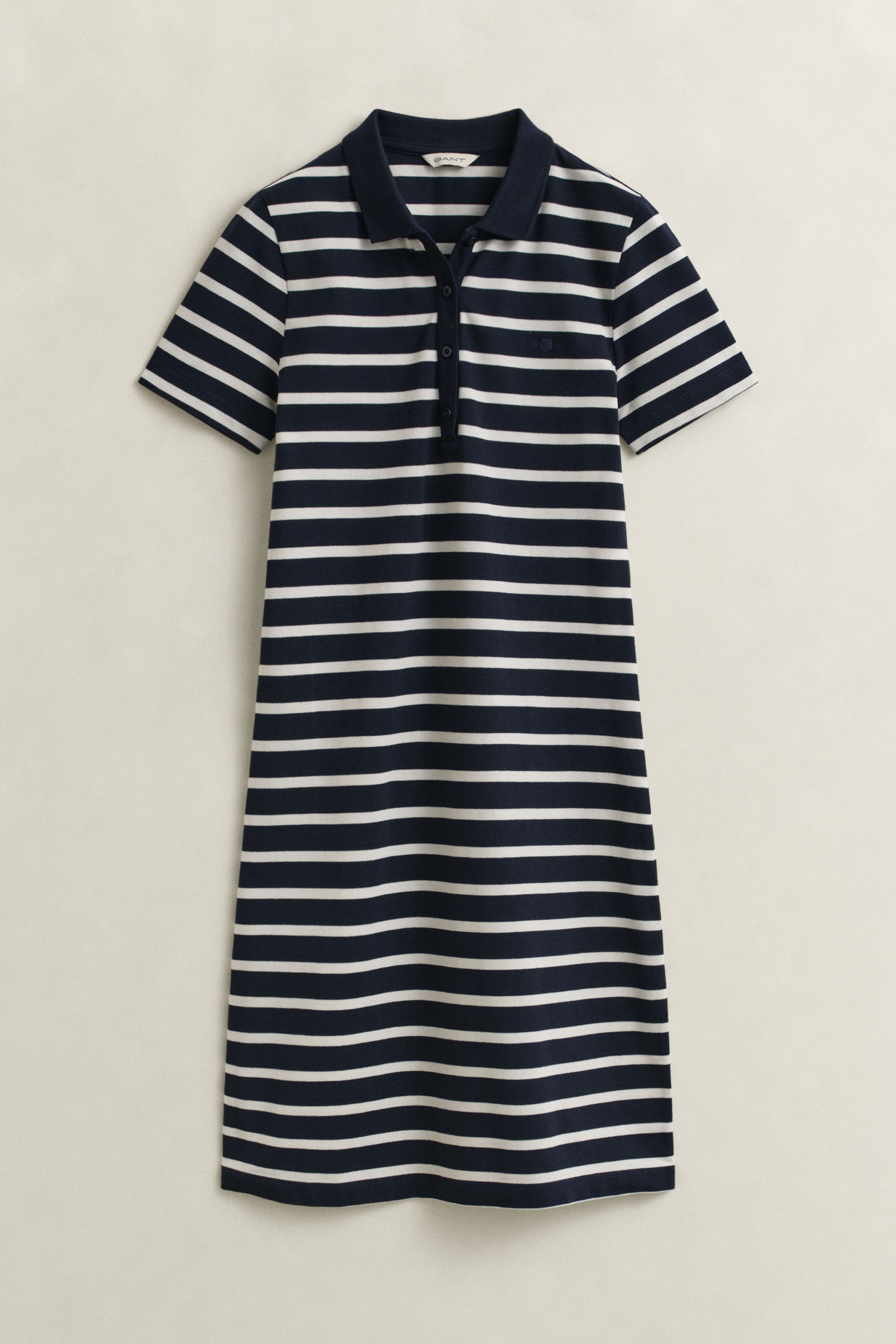 Gant Robe polo »SLIM STRIPED PIQUE POLO« Sans poche coupe slim avec col polo