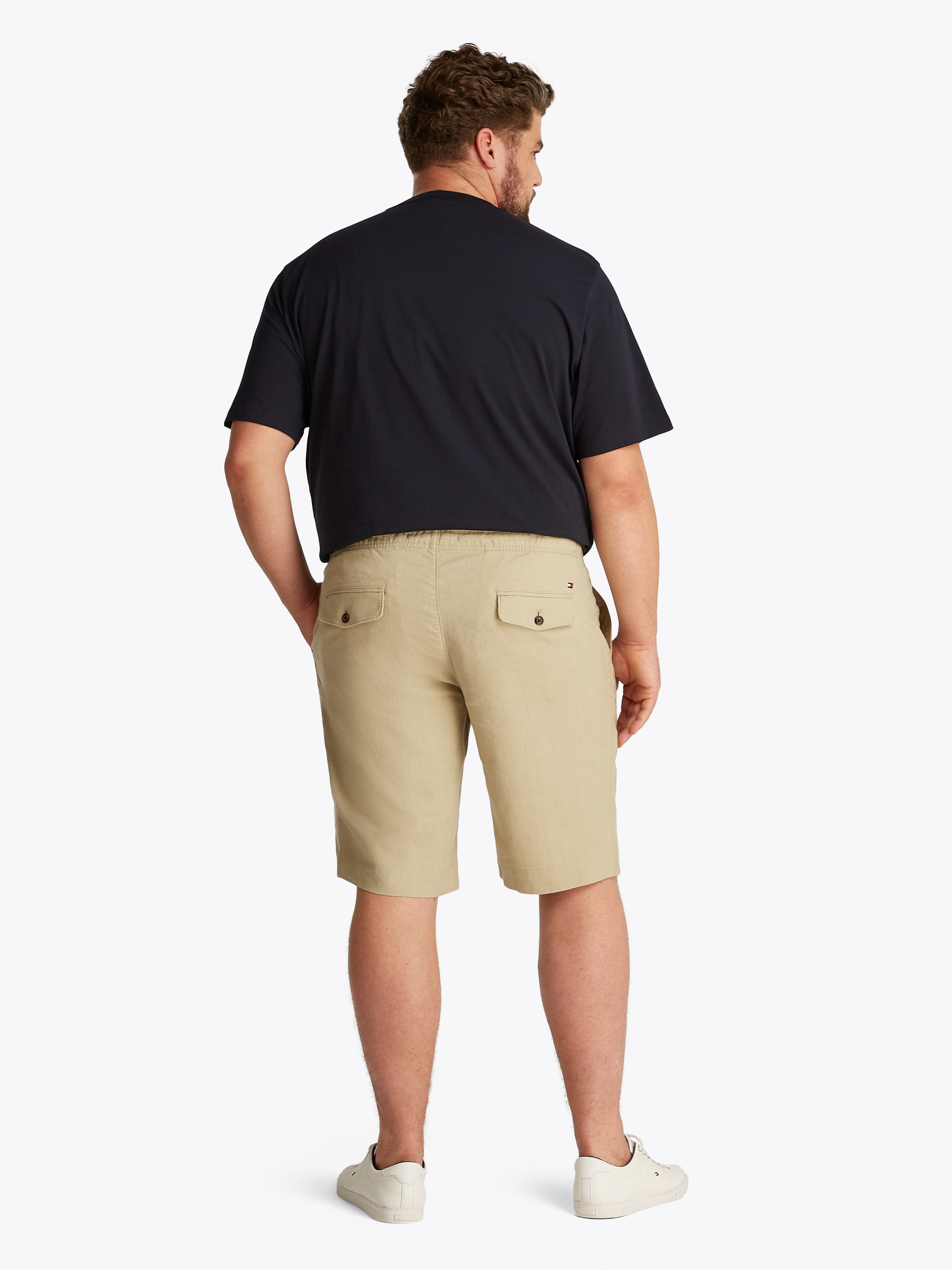 Tommy Hilfiger Big & Tall Shorts »BT-BROOKLYN PO LINEN SHORT-B«, Grosse Grössen