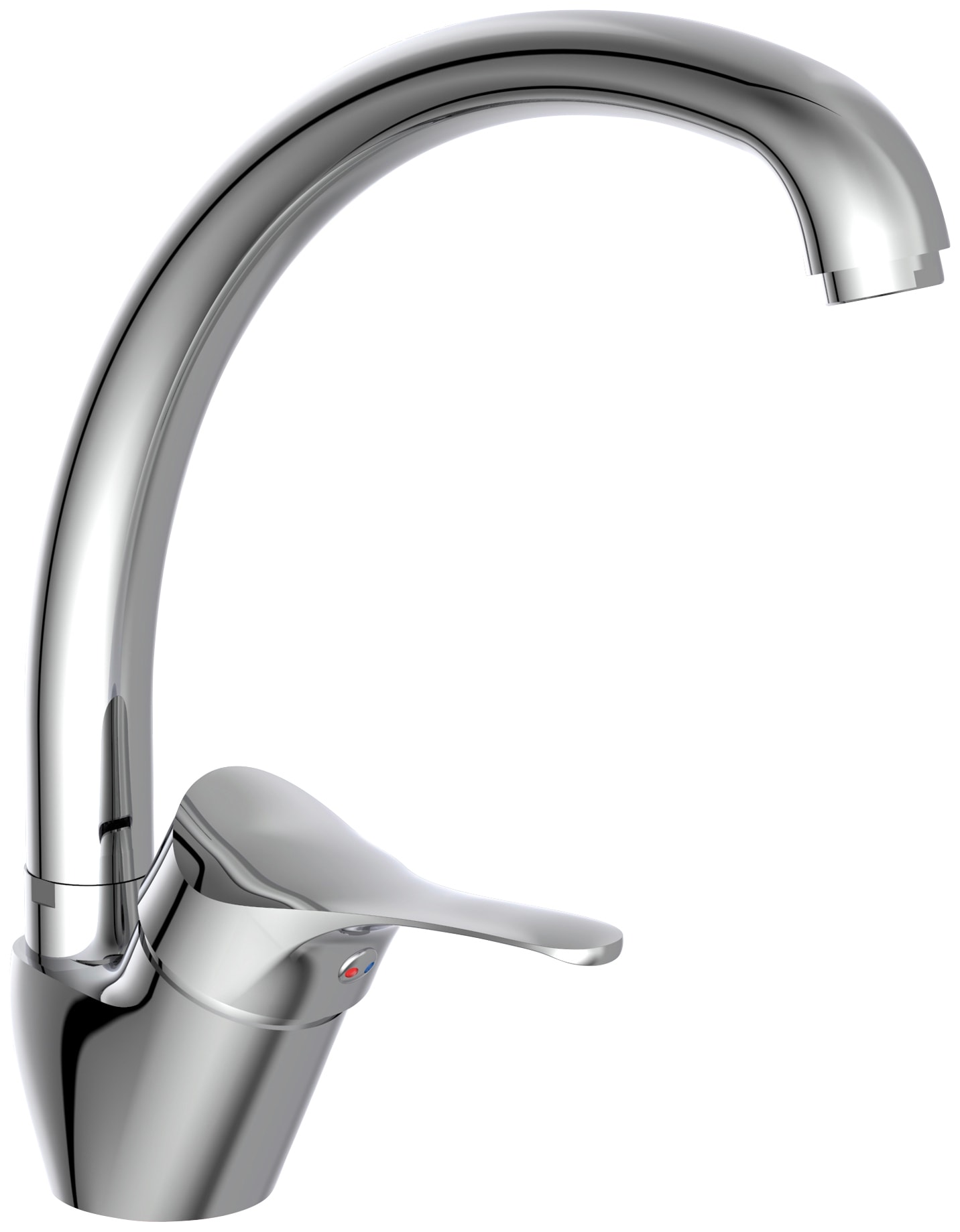 Image of Schütte Spültischarmatur "Attica" 360 schwenkbarer Wasserhahn, Mischbatterie, Chrom, Hochdruck