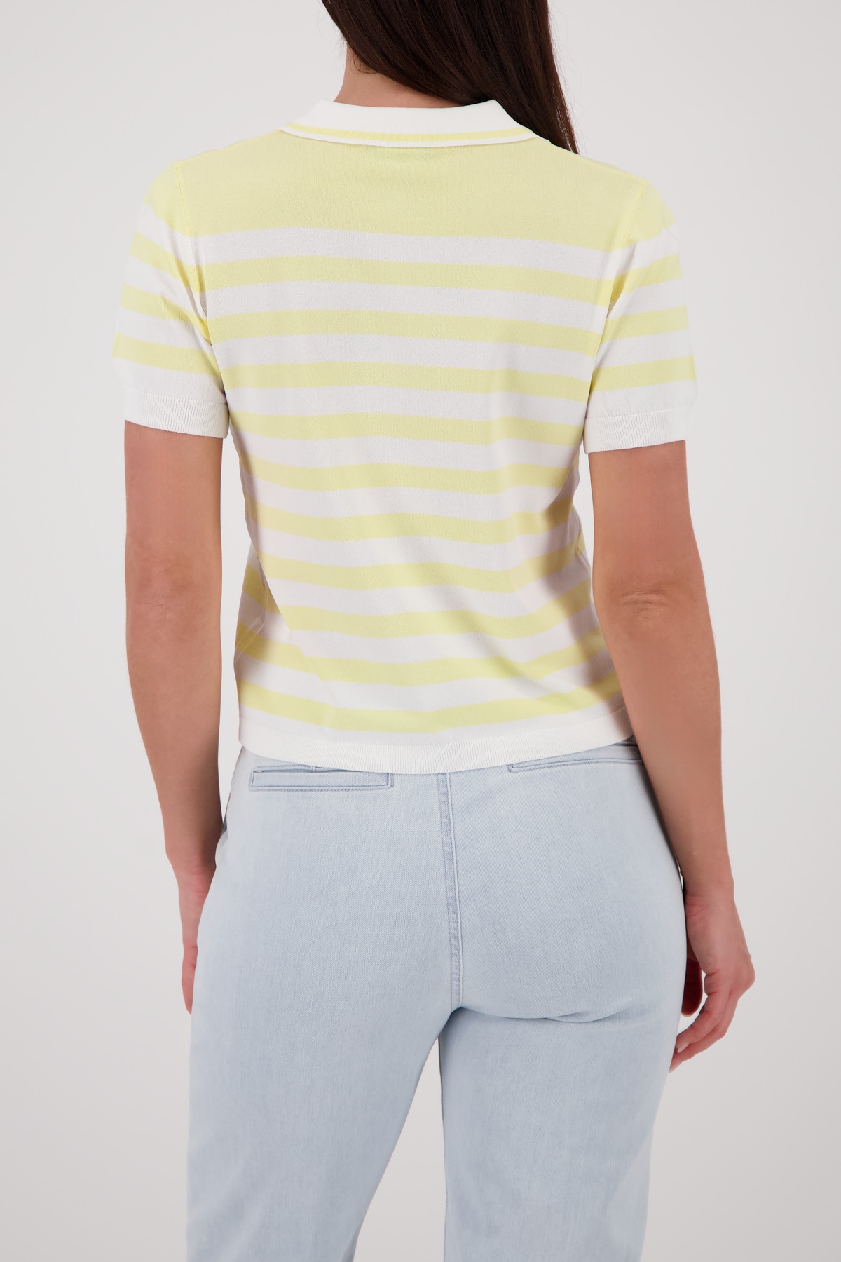 Monari Polo »Pullover Polo Ringel« Regular fit mit Streifen