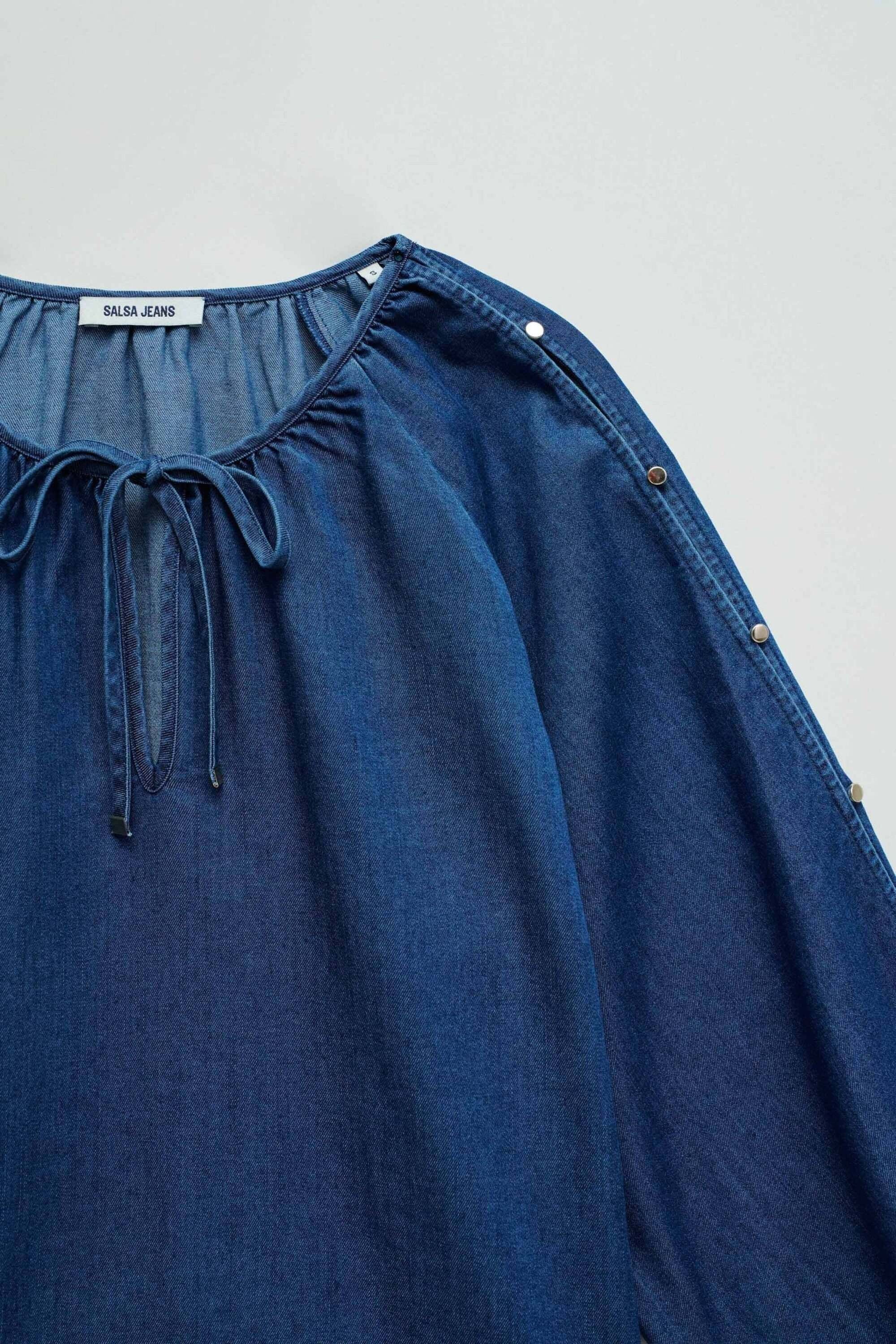 Salsa Langarmbluse »Salsa Jeans Langarmbluse Sleeveless Belt«