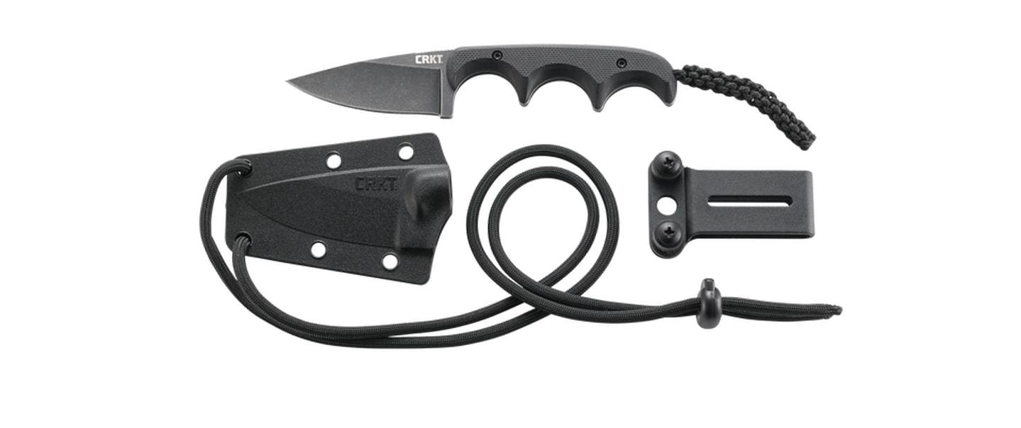   Couteau de poche »CRKT Drop Point Black«