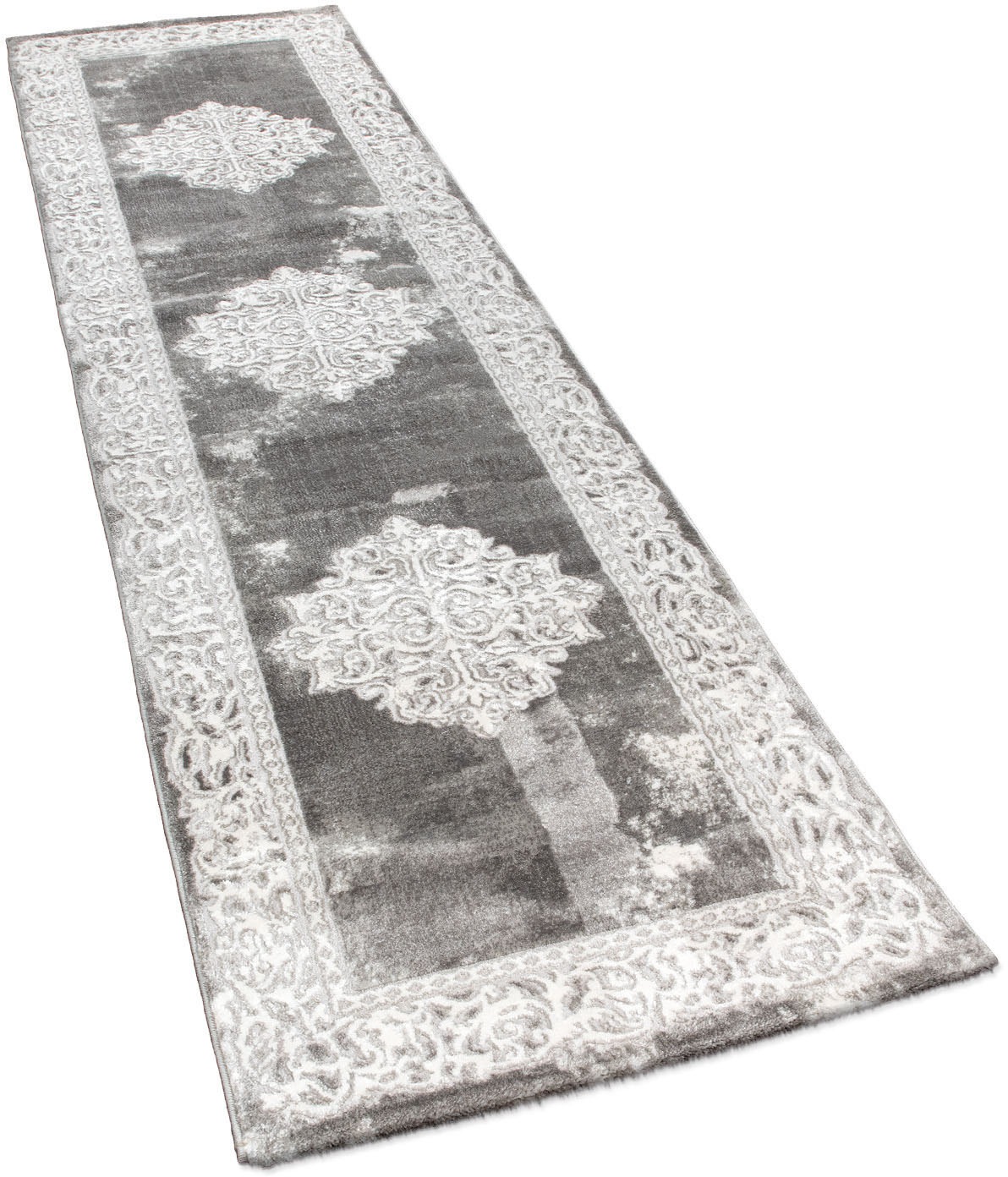 Image of Paco Home Läufer »Zaman 173«, rechteckig, 12 mm Höhe, Teppich-Läufer, Kurzflor, Orient-Optik, Vintage Design bei Ackermann Versand Schweiz