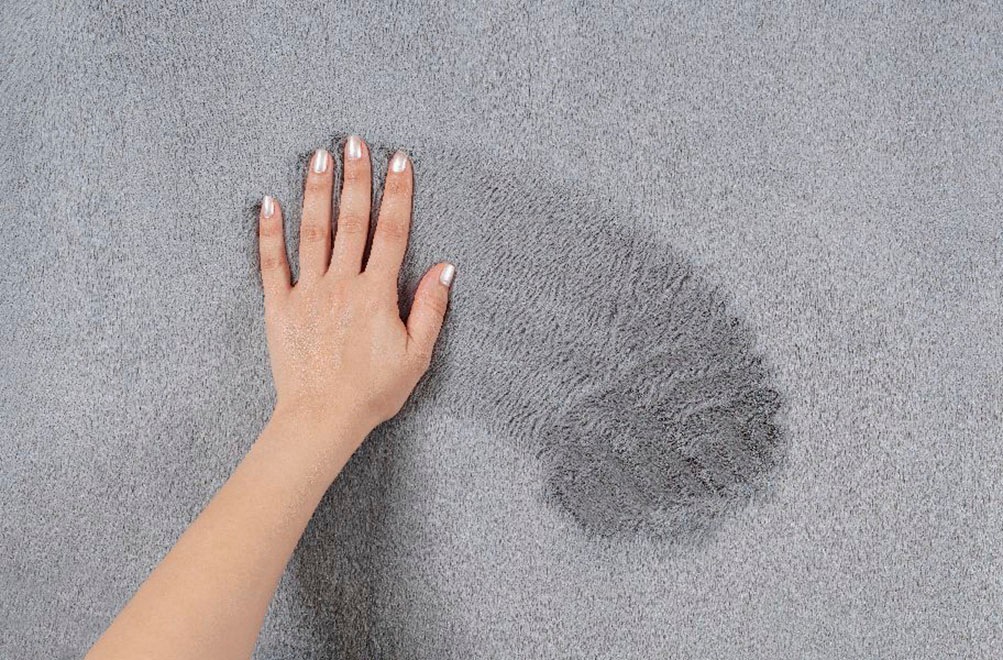 the carpet Teppich »Cosy« rund 11 mm Höhe Wohnzimmer Teppich Fell-Optik waschbar elegant