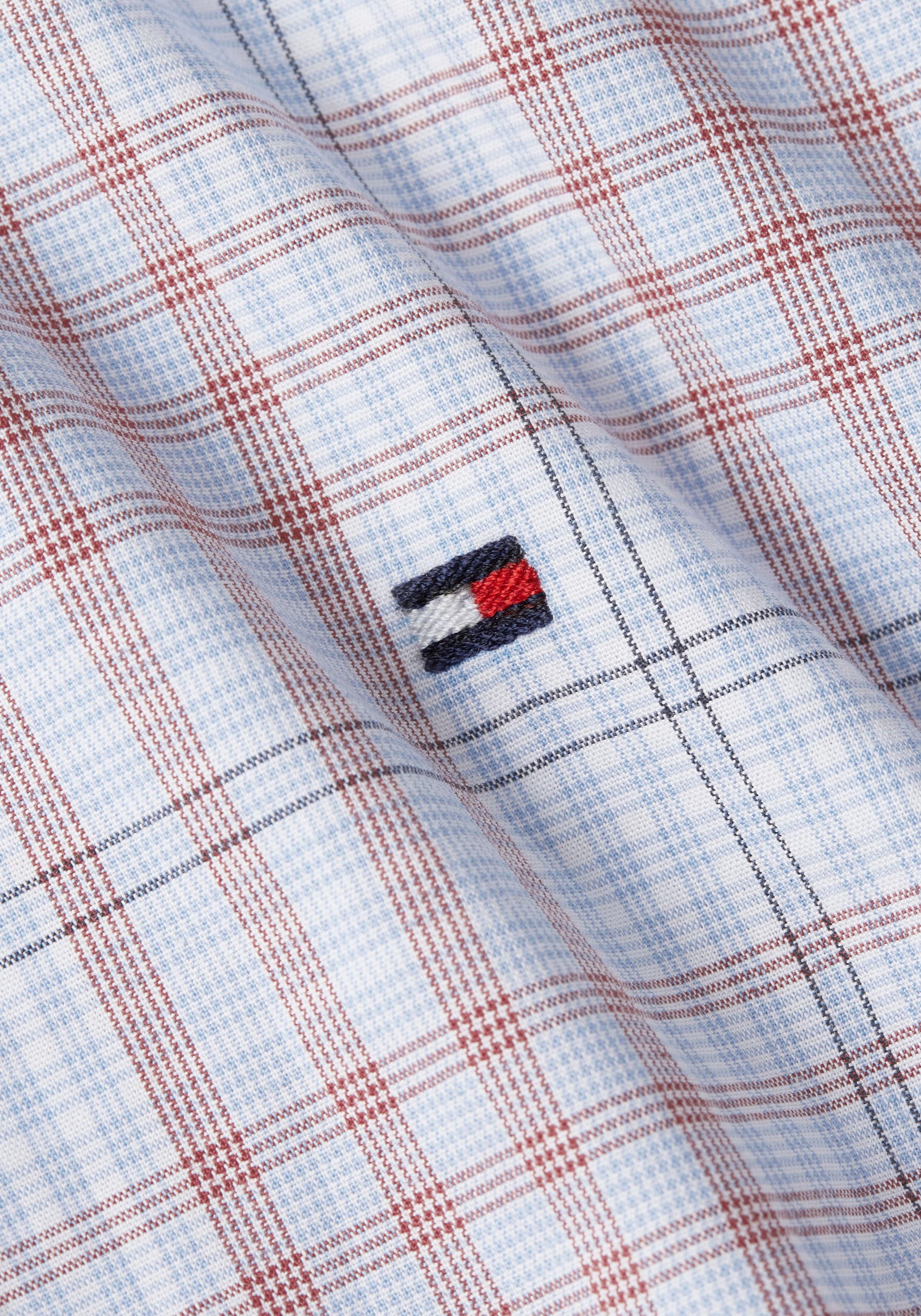 Tommy Hilfiger TAILORED Langarmhemd »CL STRETCH GLEN CHECK SF SHIRT«