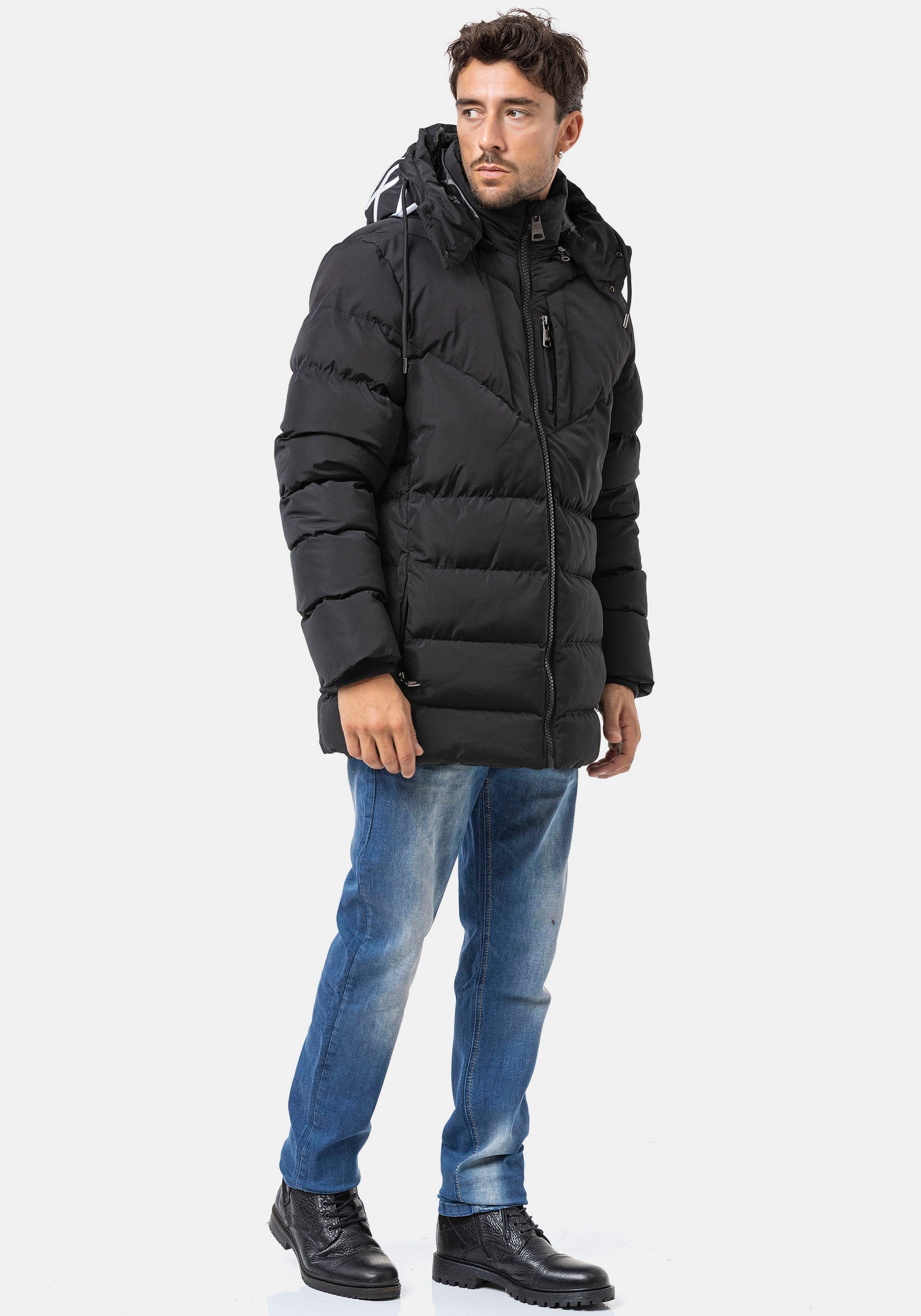 Cipo & Baxx Veste matelassée mit Kapuze