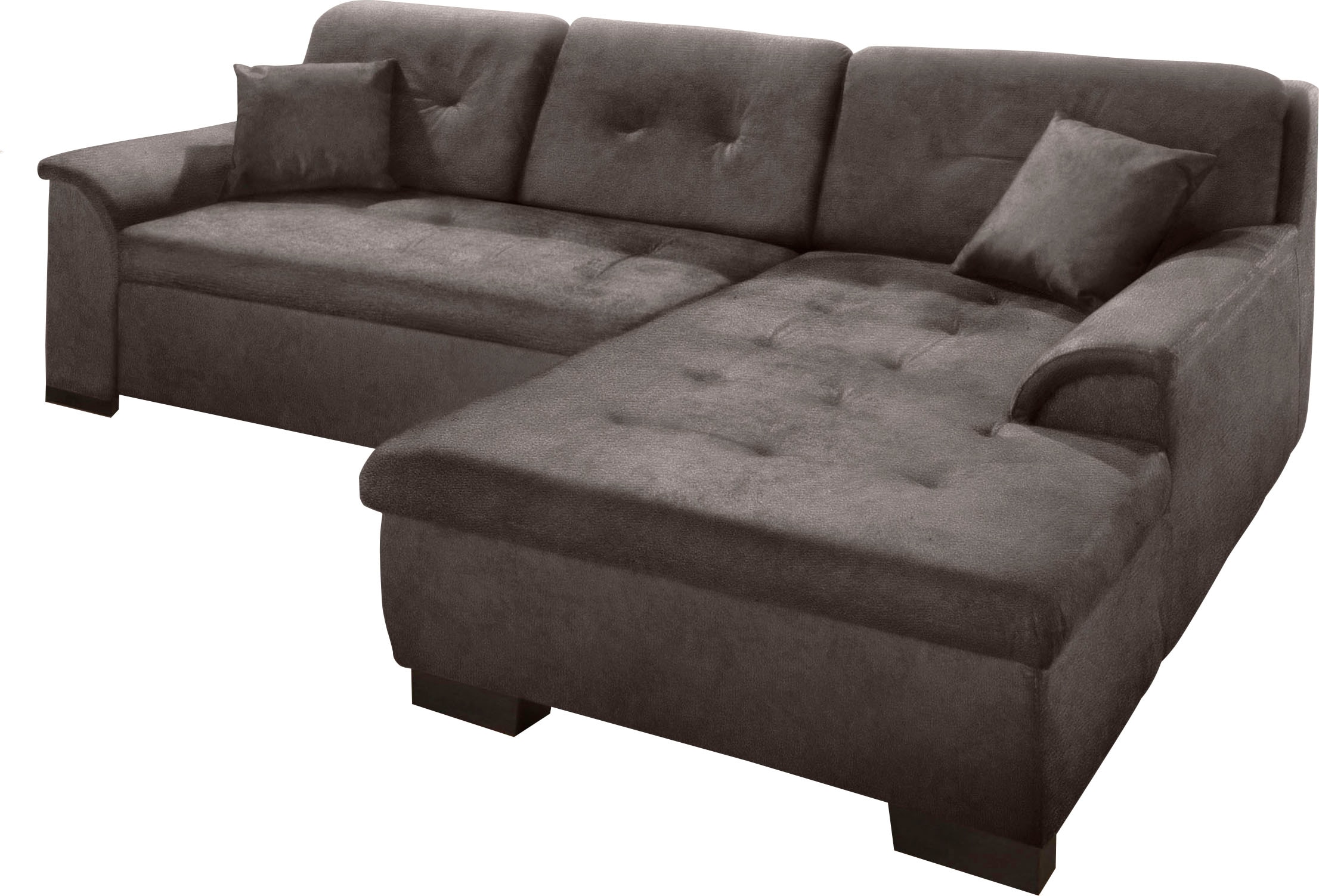 Home affaire Ecksofa »BERGEN 267x178 cm, elegantes Design« whlw. mit Bettfunktion  L-Form