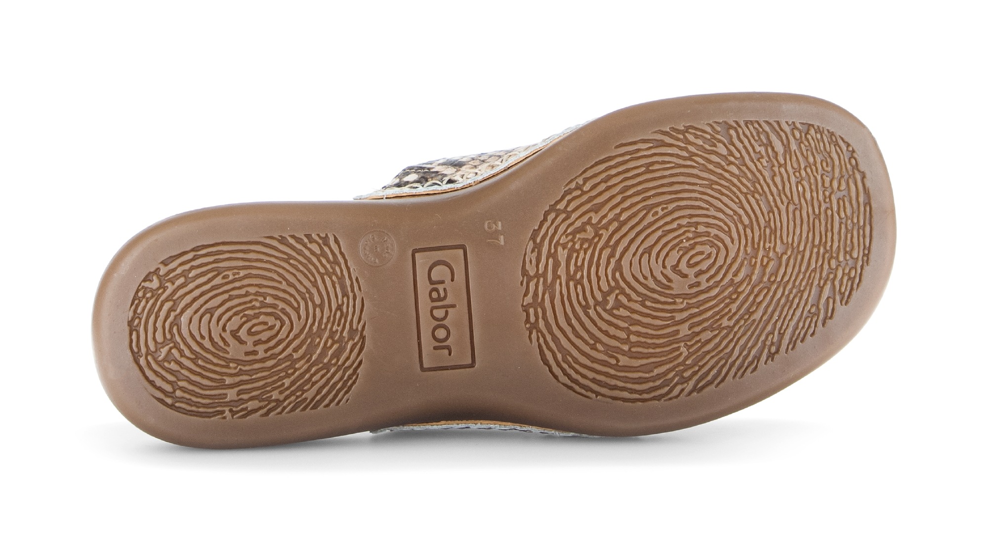Gabor Pantolette  Sommerschuh, Schlupfschuh, Bequemschuh in Schlangenoptik