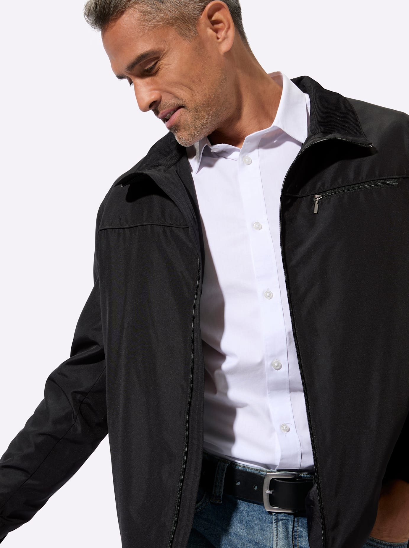 Classic Langjacke ohne Kapuze