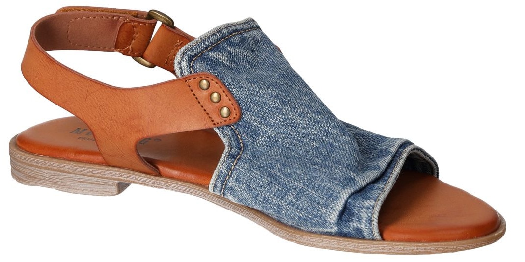 Mustang Shoes Sandale, Sommerschuh, Sandalette, Klettschuh, mit Klettverschluss