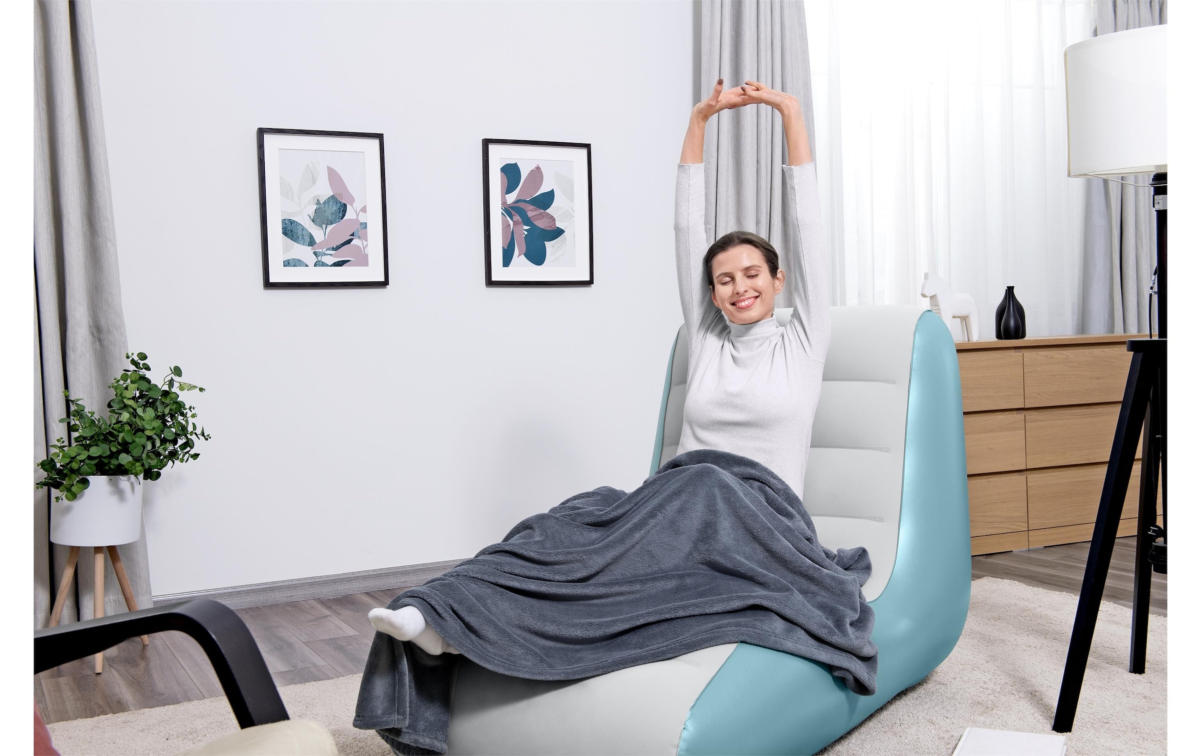 Bestway Luftsessel »Leisure Luxe 133 x 79 cm«