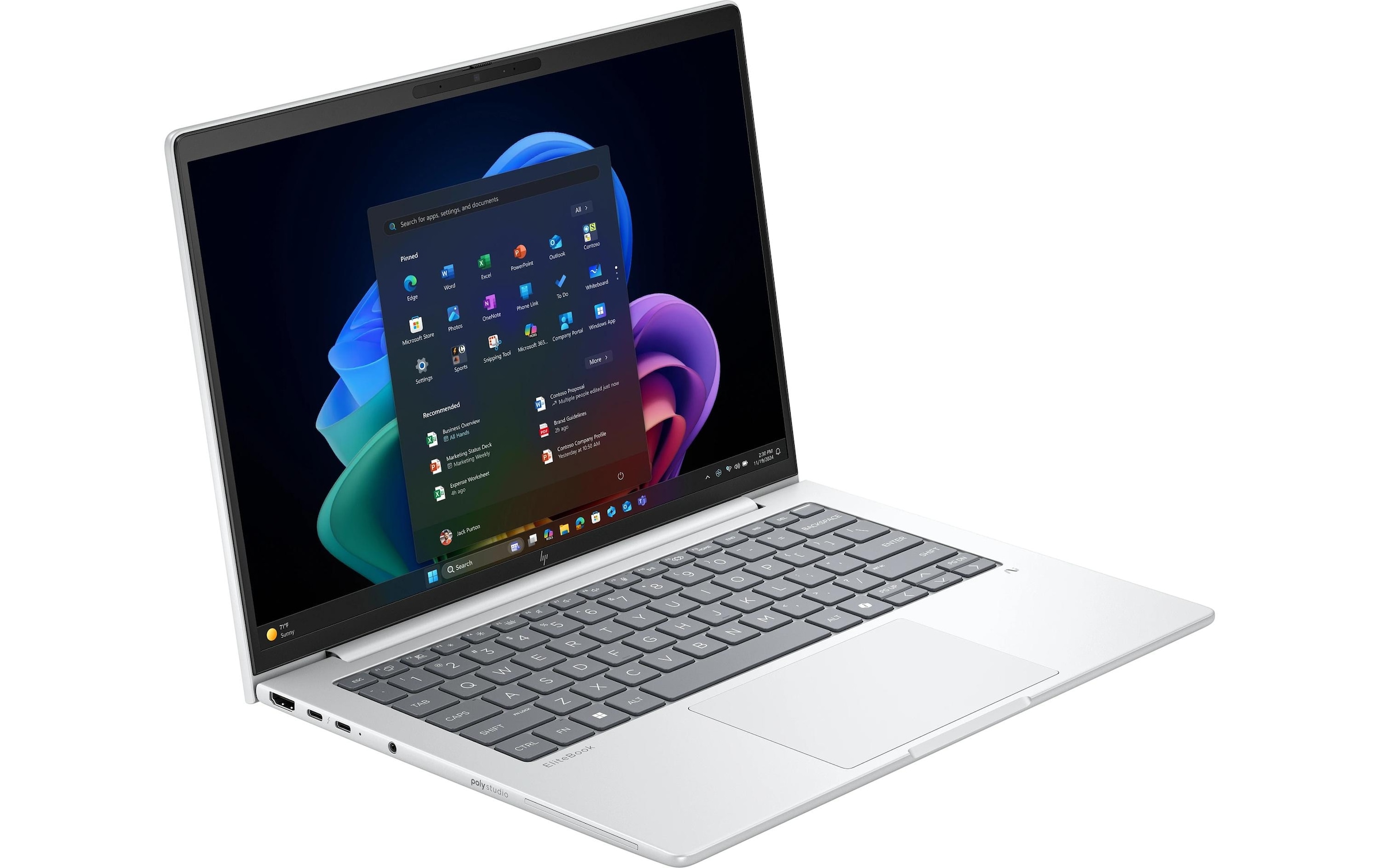 HP Business-Notebook »EliteBook 8 G1a 14 Next Gen AI PC AD4F5ET«, / 14 Zoll, AMD, Ryzen, Radeon