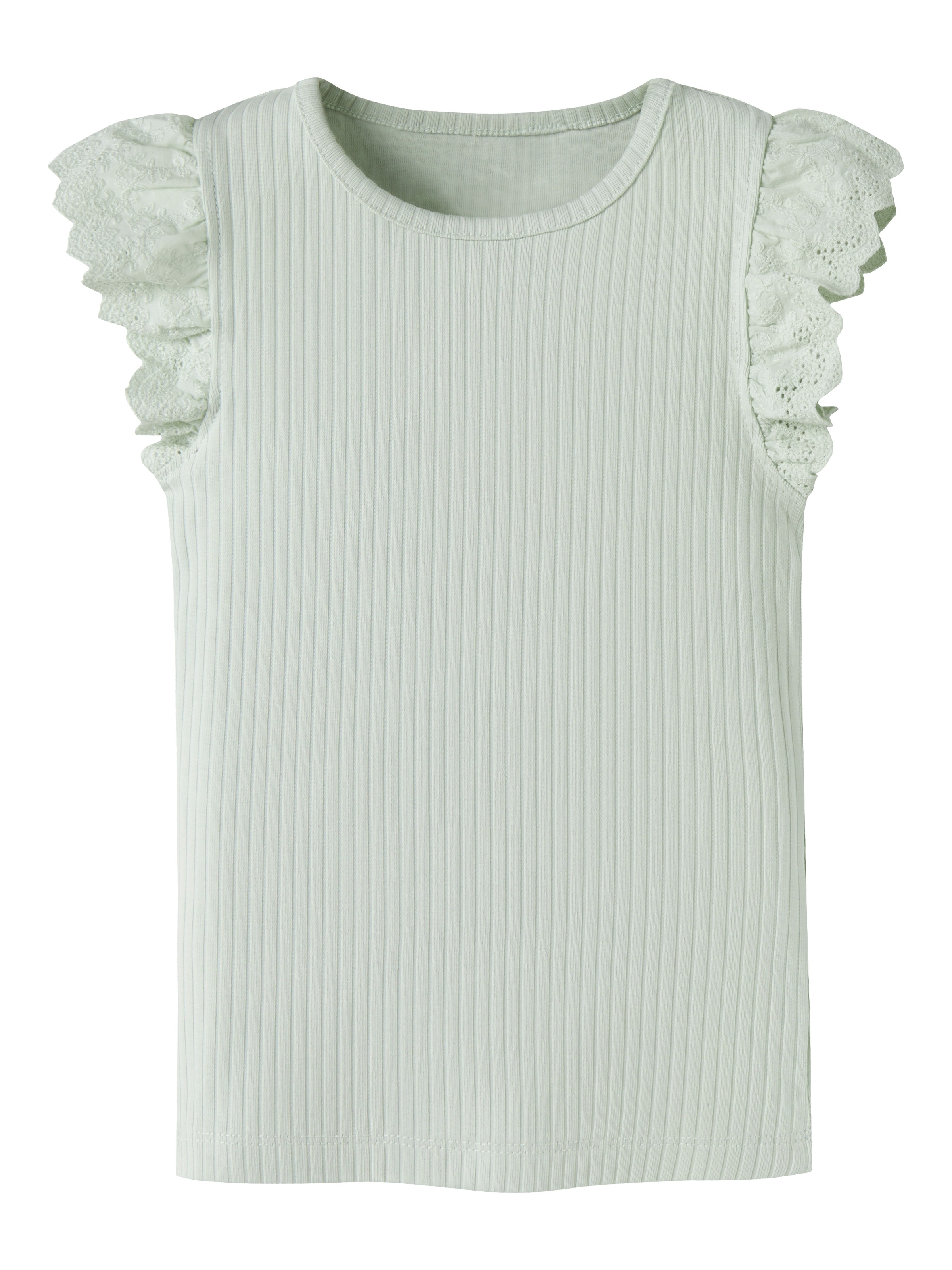 Image of Name It T-Shirt "NMFHAVELLE CAP SL TOP" Baumwollmischung, normal geschnitten