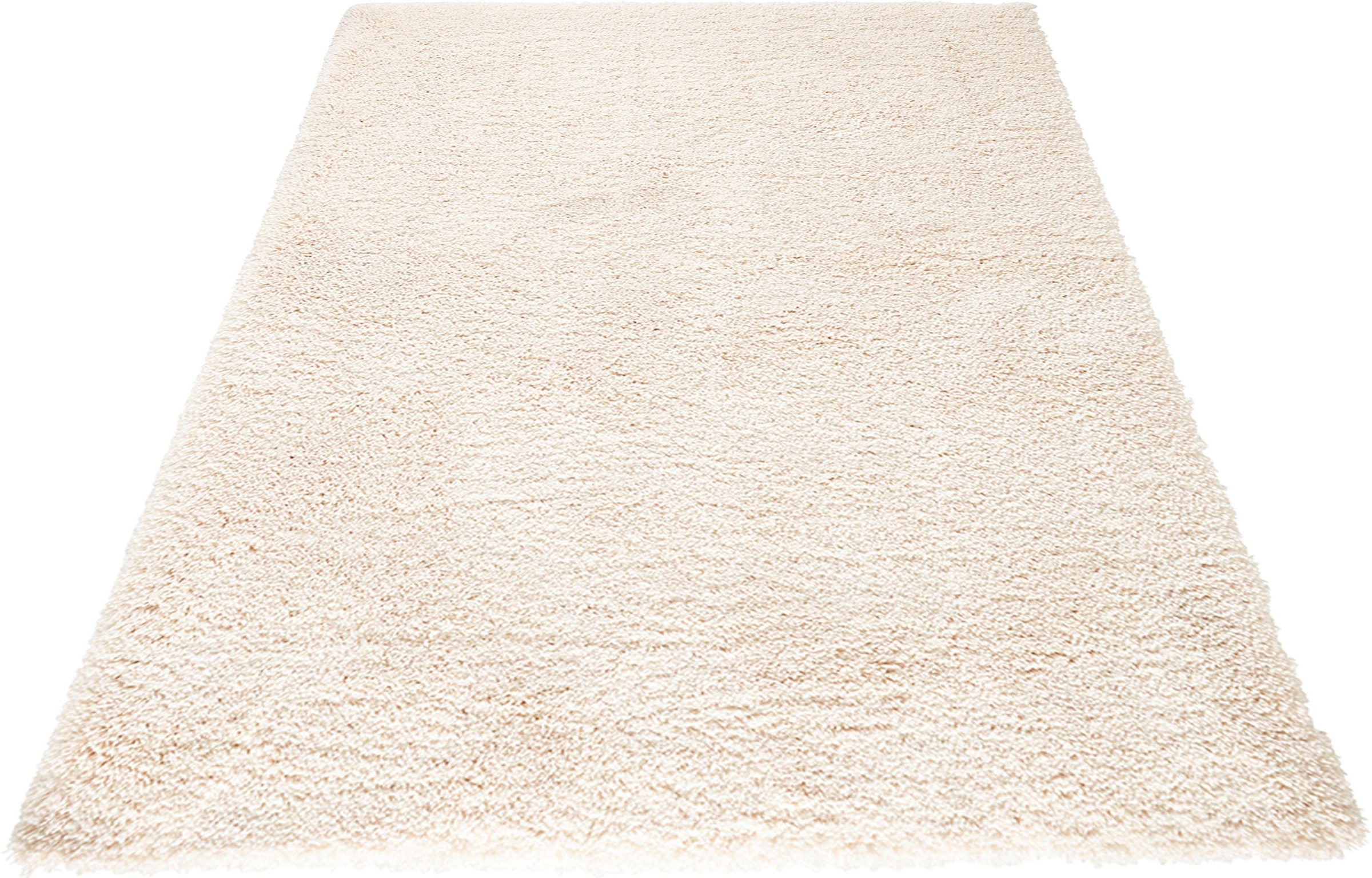 HANSE Home Hochflor-Teppich »Venice«, rechteckig, 45 mm Höhe, meliert, Shaggy, dichter Flor, Uni, robust, Langflor, Wohnzimmer