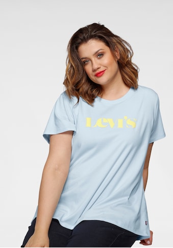 Levi's® Plus Rundhalsshirt »The perfect Tee«, mit grossem Levi's® Schriftzug auf der... kaufen