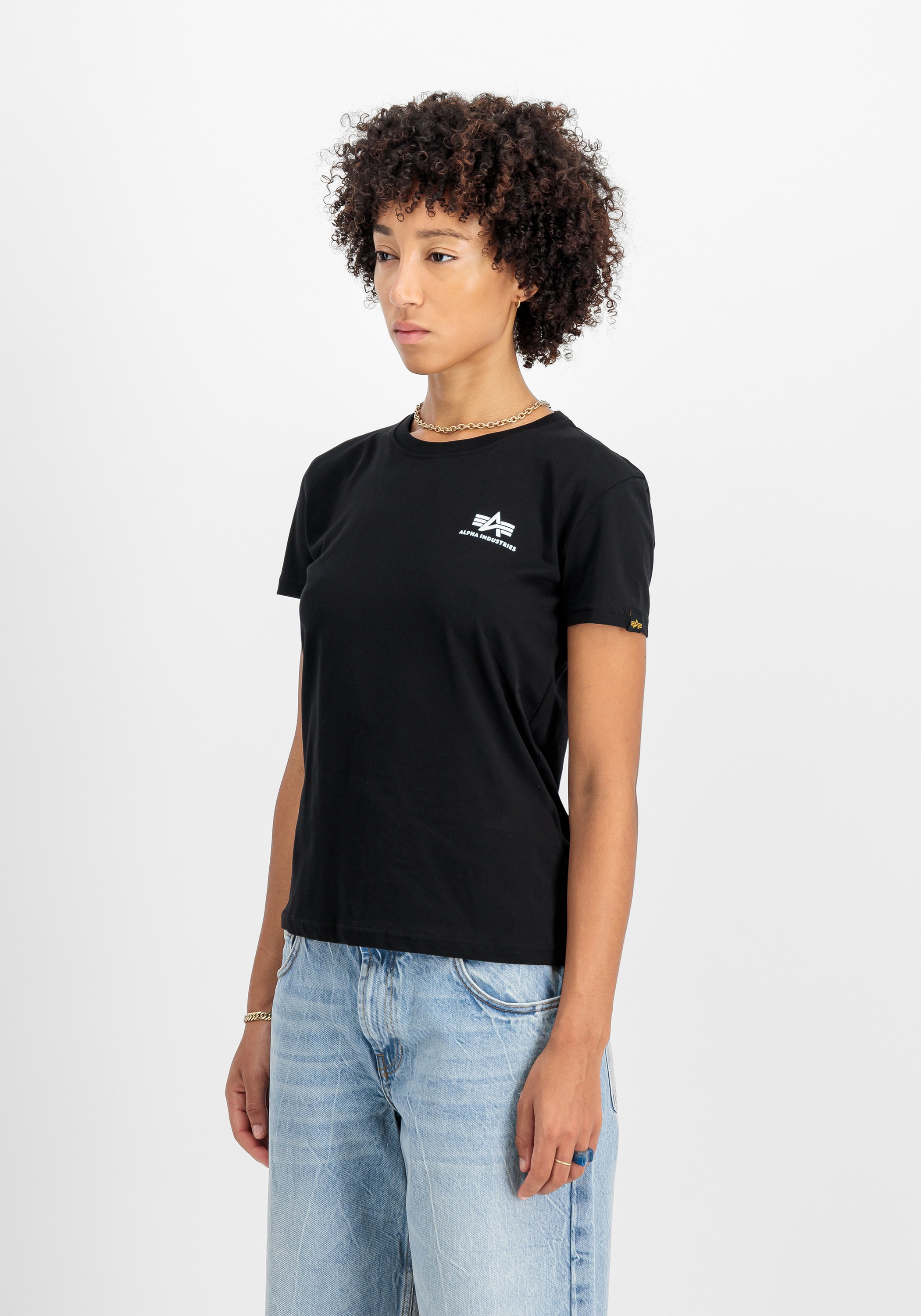 Image of Alpha Industries T-Shirt "Basic SL T-Shirt W"