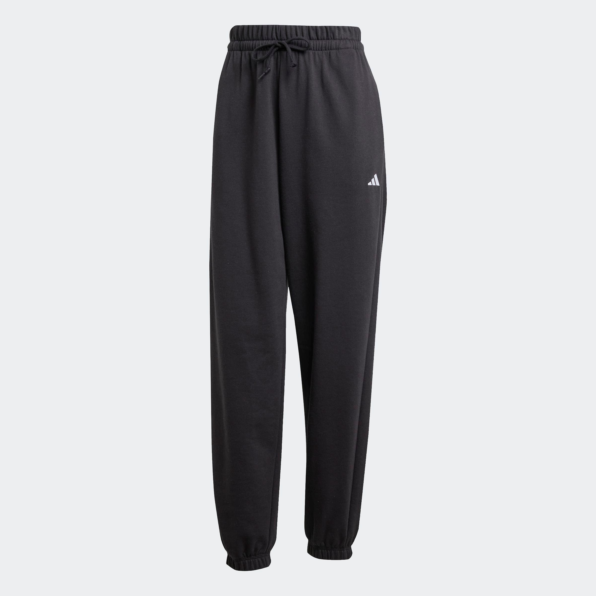 adidas Sportswear Sporthose »ESSENTIALS SMALL LOGO FRENCH TERRY CUFFED«  Locker geschnitten, hoher Bund, aus weichem French Terry Material