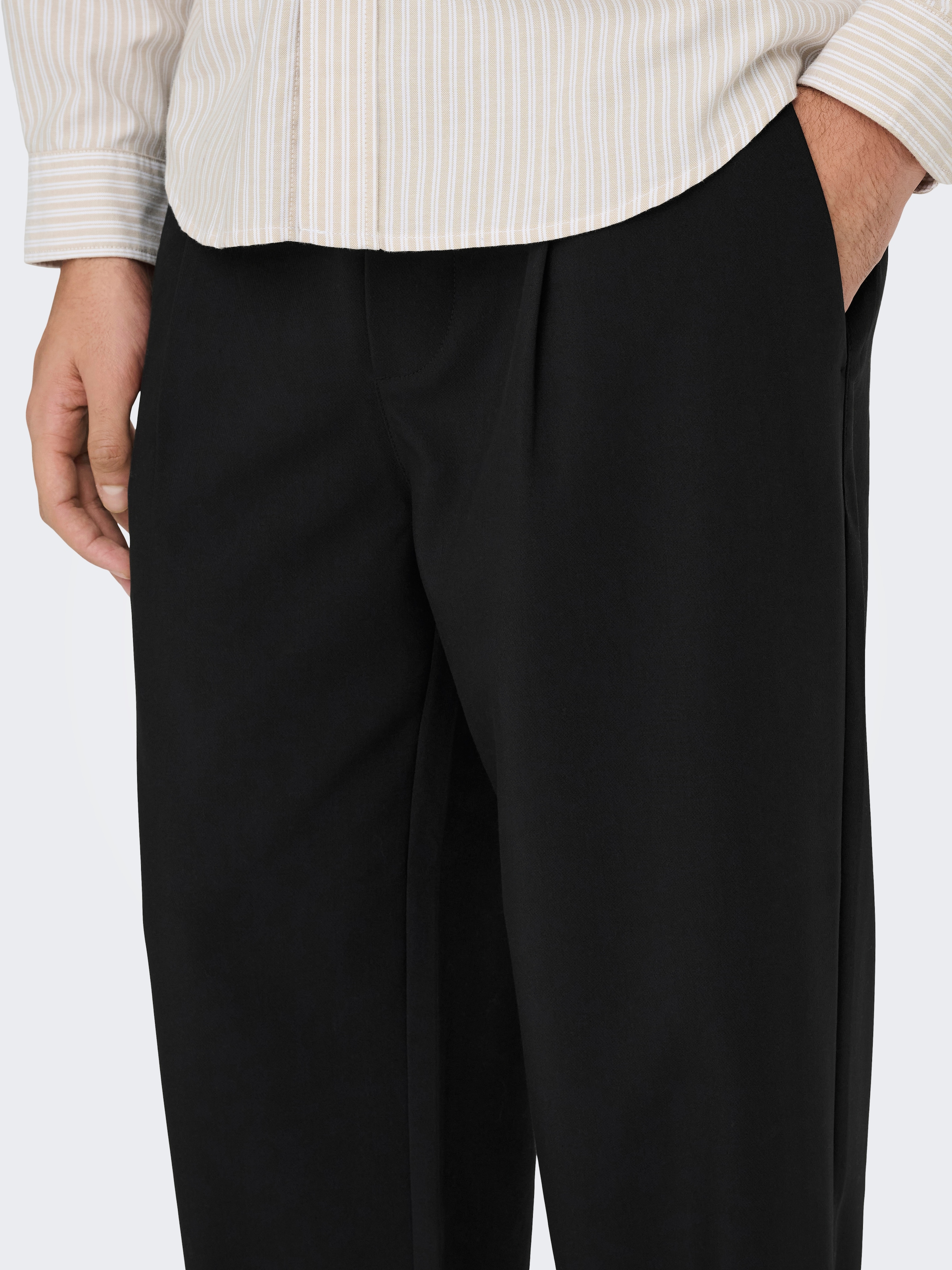 ONLY & SONS Schlupfhose »ONSWILL 0292 LOOSE STRING PANT FRML NOOS«  Materialmix, relaxed fit