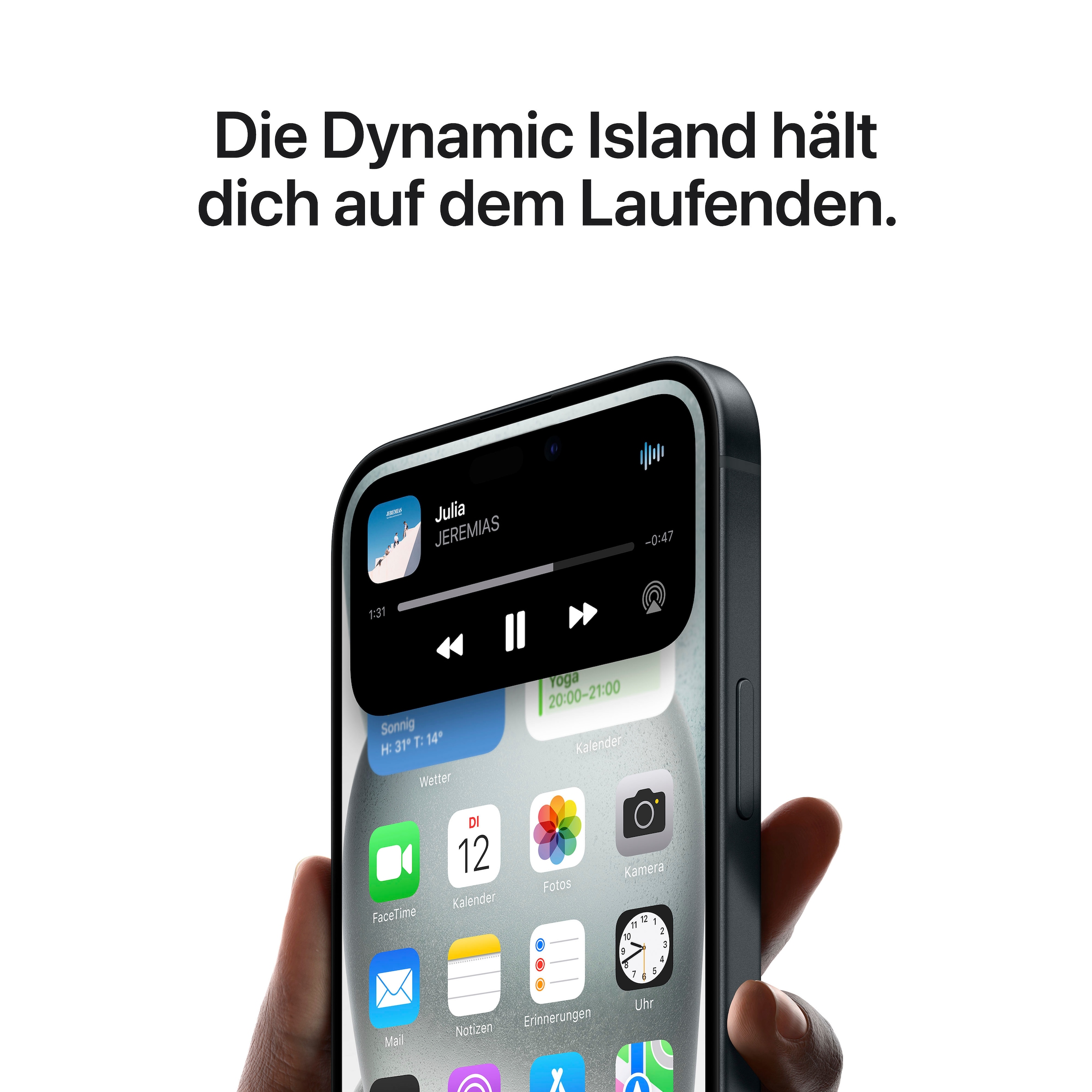 Apple Smartphone »iPhone 15« schwarz