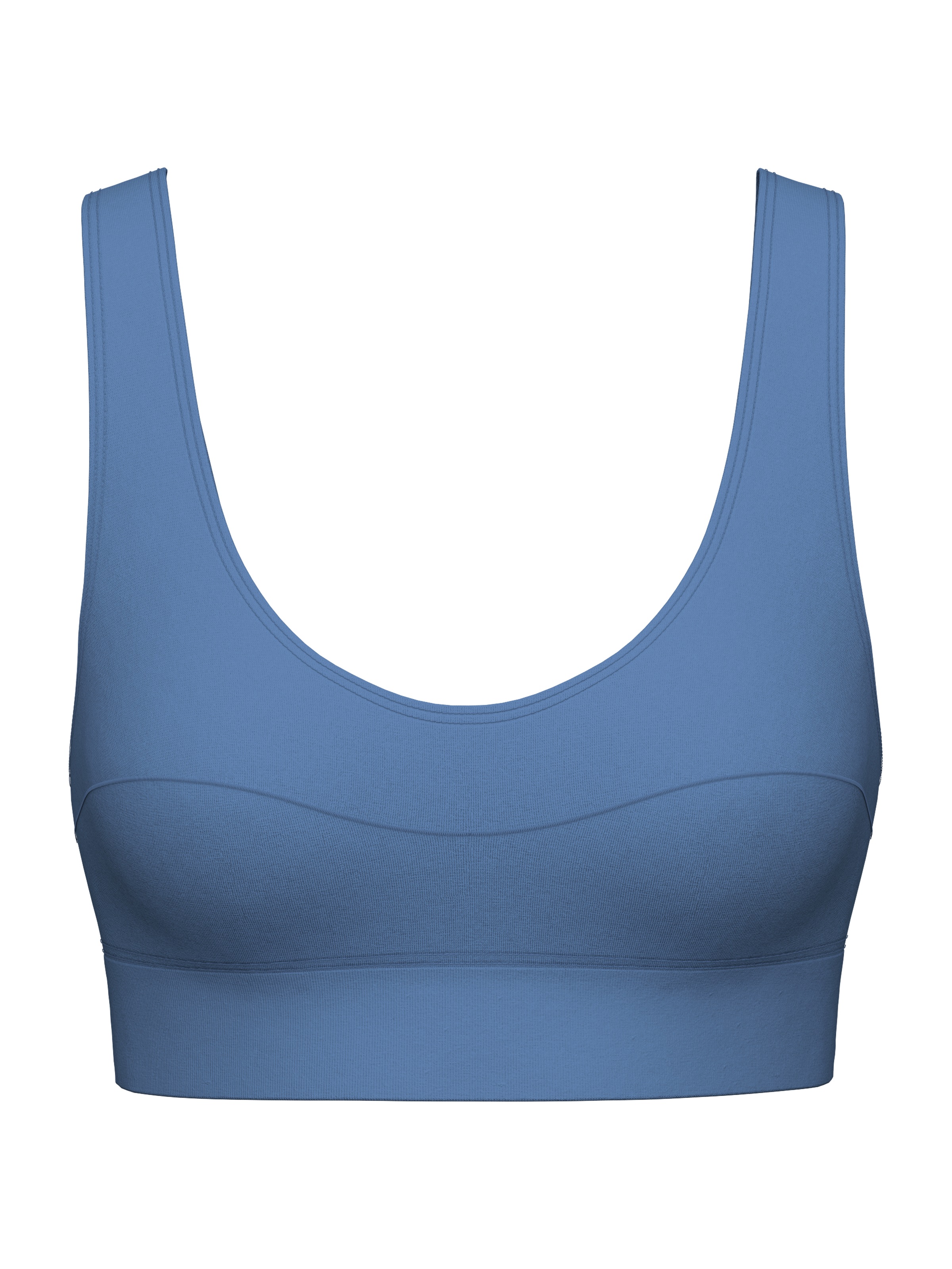 CALIDA Bustier »Elastic«, breites Unterbrustband, ohne Bügel, Baumwollmischung