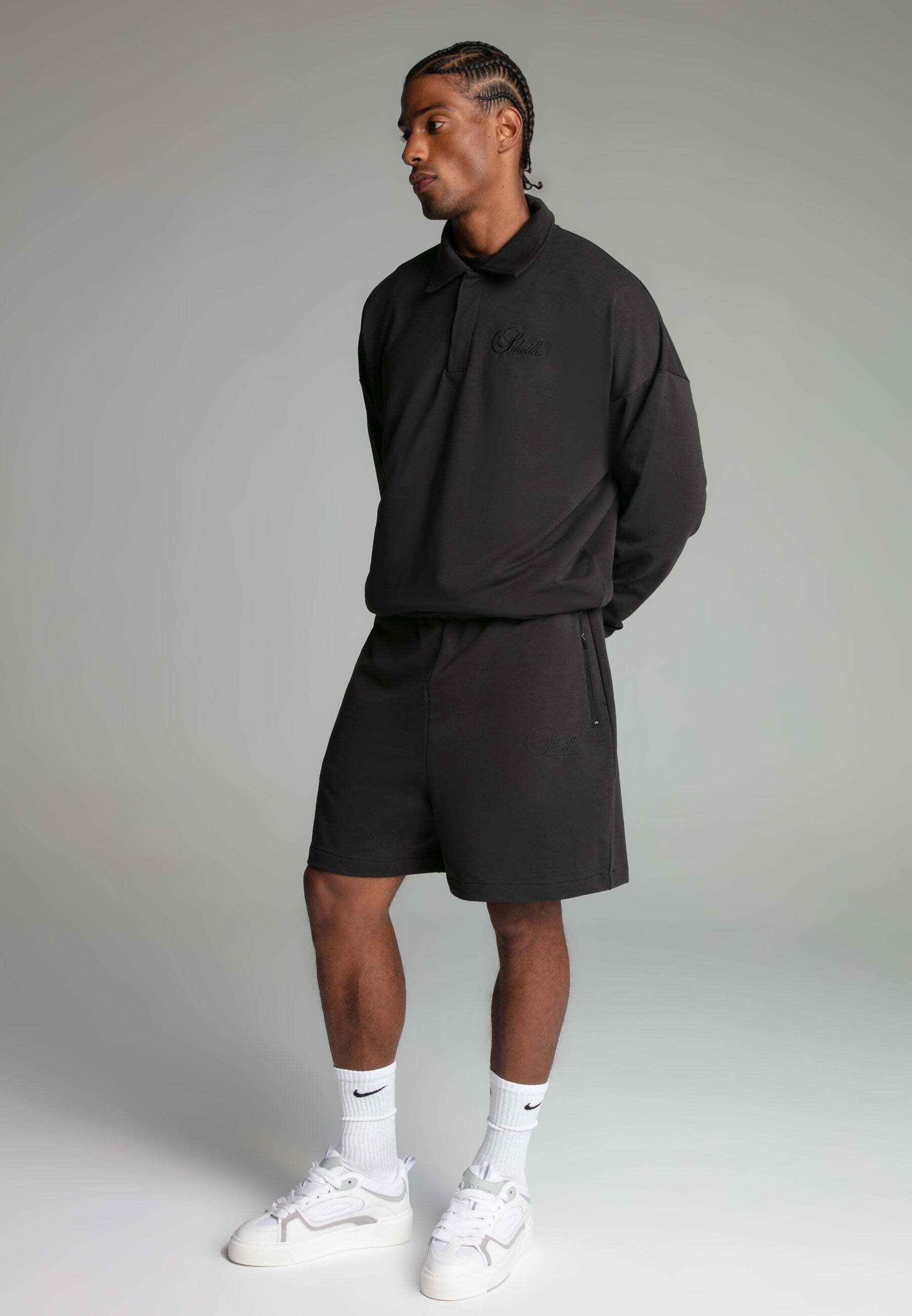 Siksilk Sweatshirt »Siksilk Sweatshirt Polo Sweater«