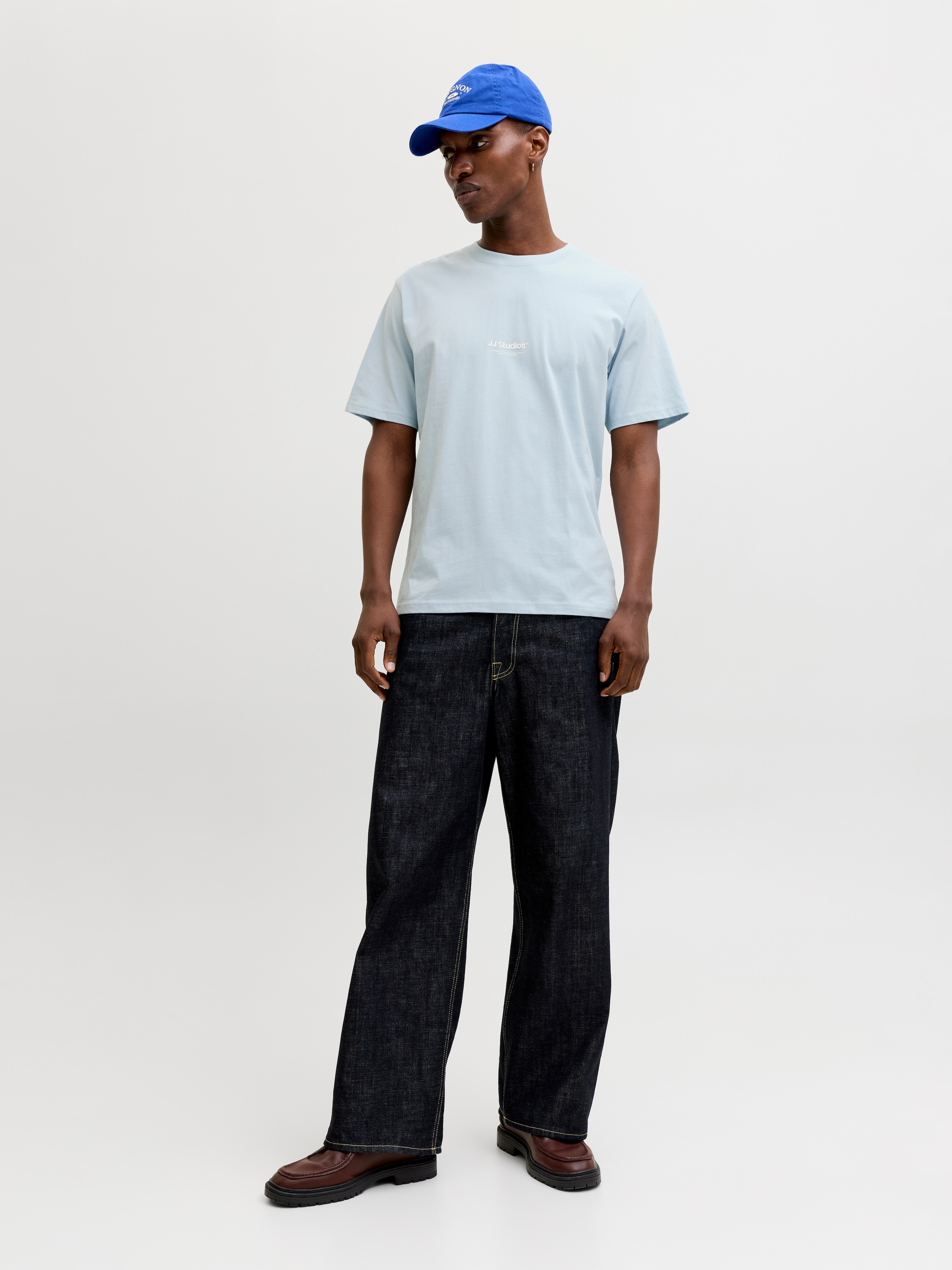 Jack & Jones T-Shirt »JJESOHO TEE SS CREW NECK NOOS« Baumwolle, relaxed fit