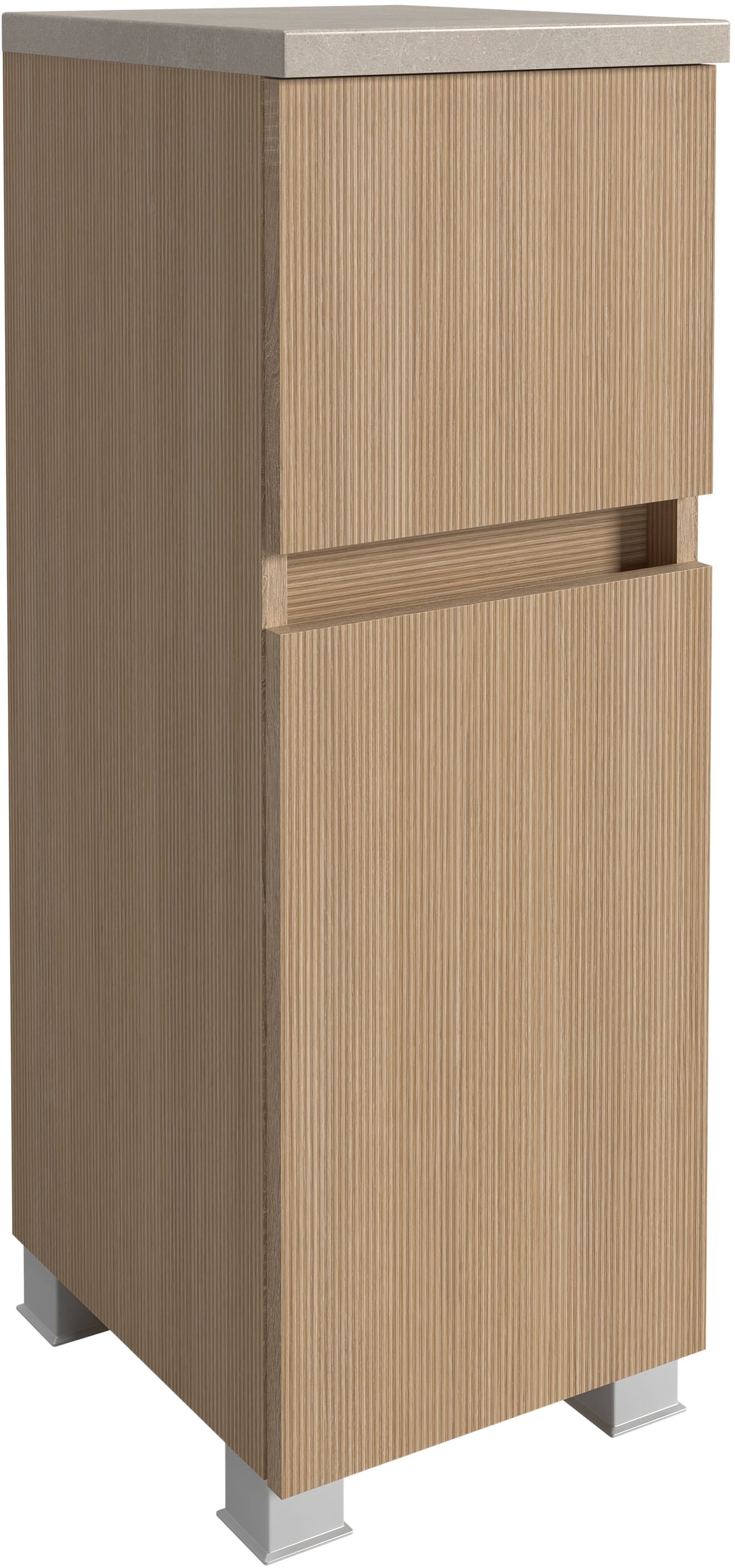 Image of welltime Unterschrank "EIXO, 1 Tür, 1 Einlegeboden, 1 Softclose-Auszug, MDF-Abdeckplatte"