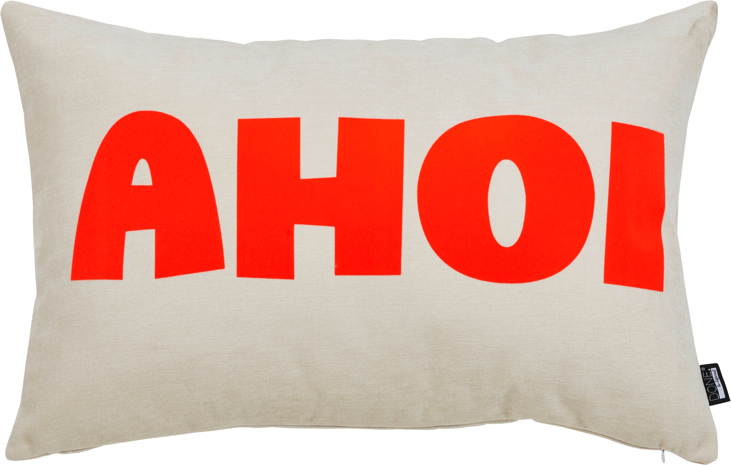 Image of done. Dekokissen "AHOI" Extra weiche Haptik
