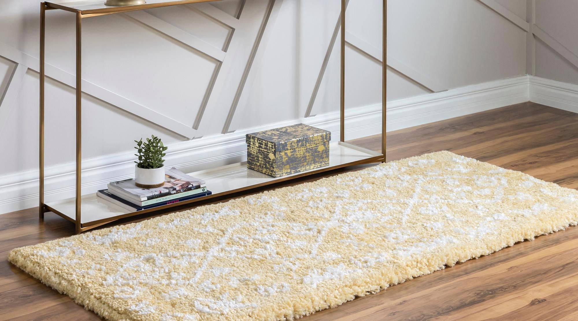 Myflair Möbel & Accessoires Hochflor-Läufer »Temara Shag, LAGERRÄUMUNG!« rechteckig 51 mm Höhe Teppich-Läufer, gewebt, Scandi Design, ideal im Flur & Schlafzimmer